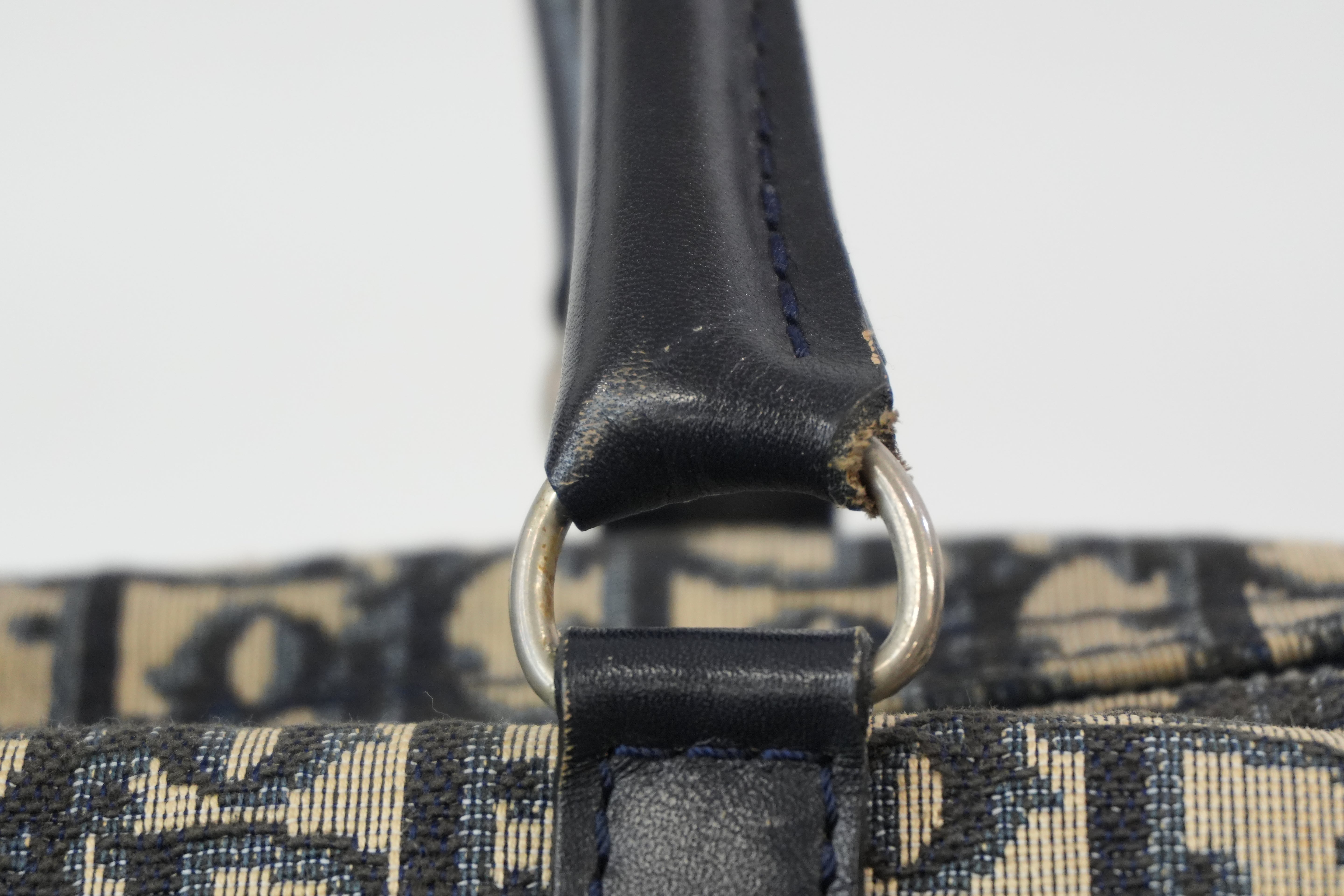 Pre-Owned DIOR Oblique Boston Bag