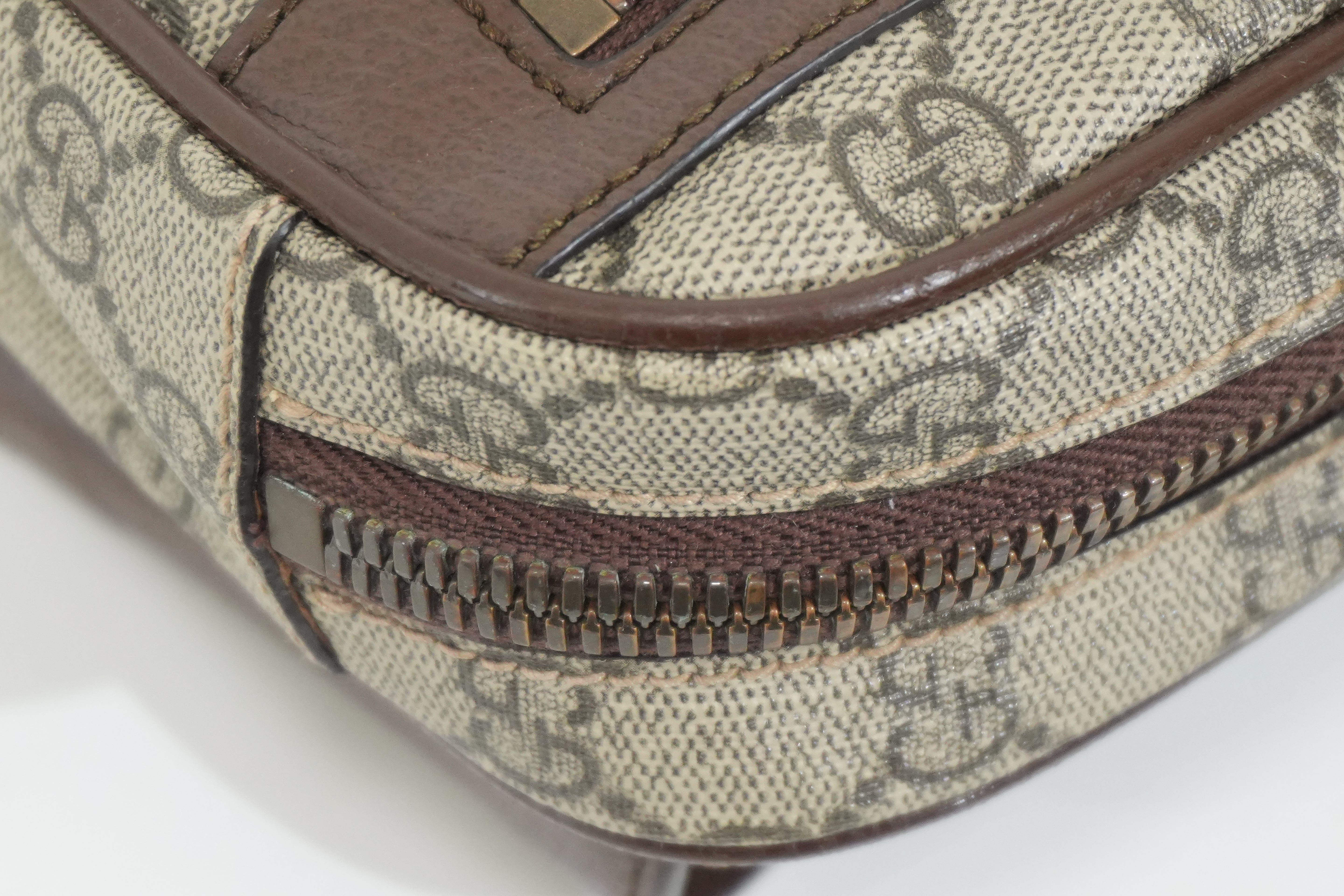 Pre-owned Gucci Ophidia Bumbag Brown