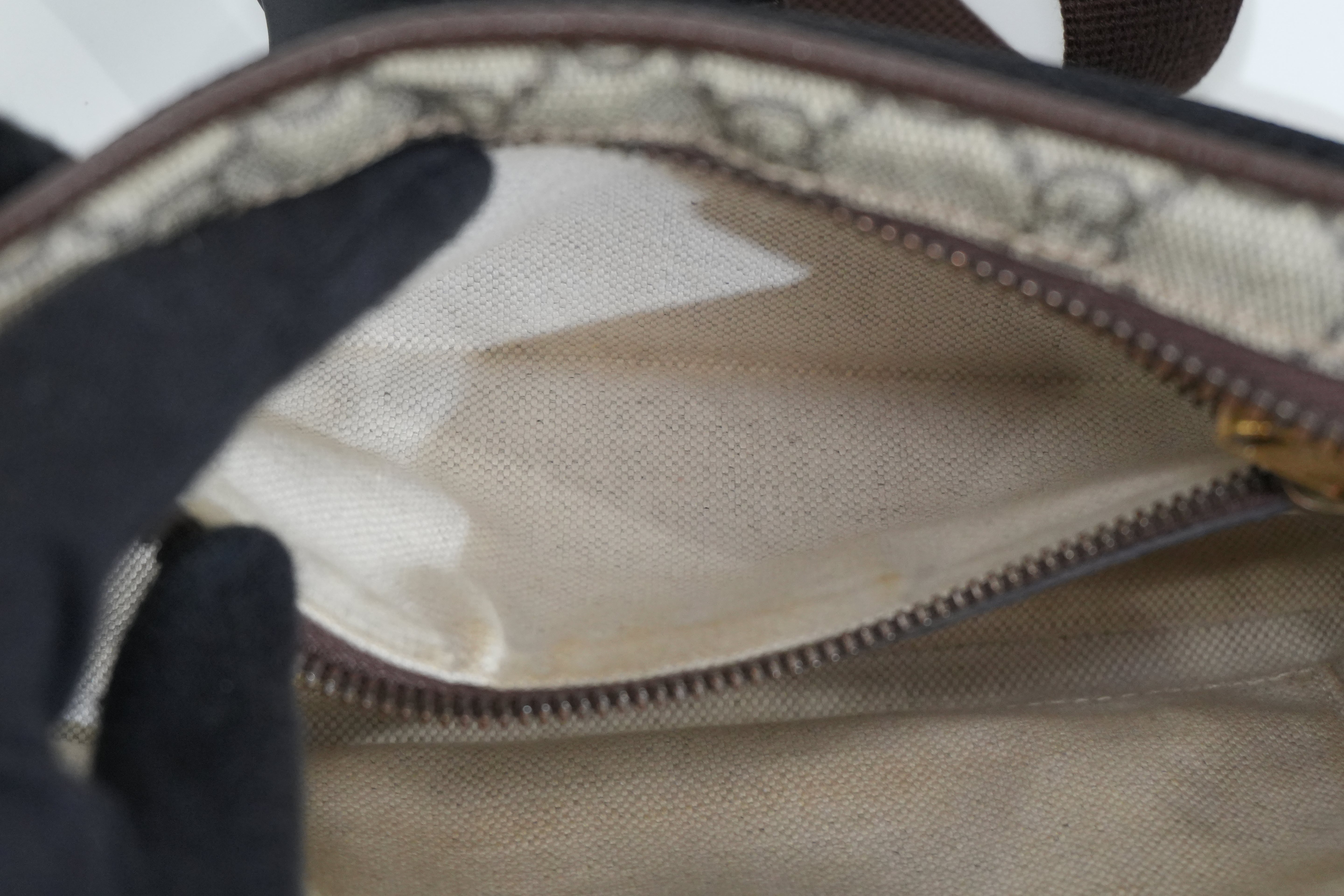 Pre-owned Gucci Ophidia Bumbag Brown