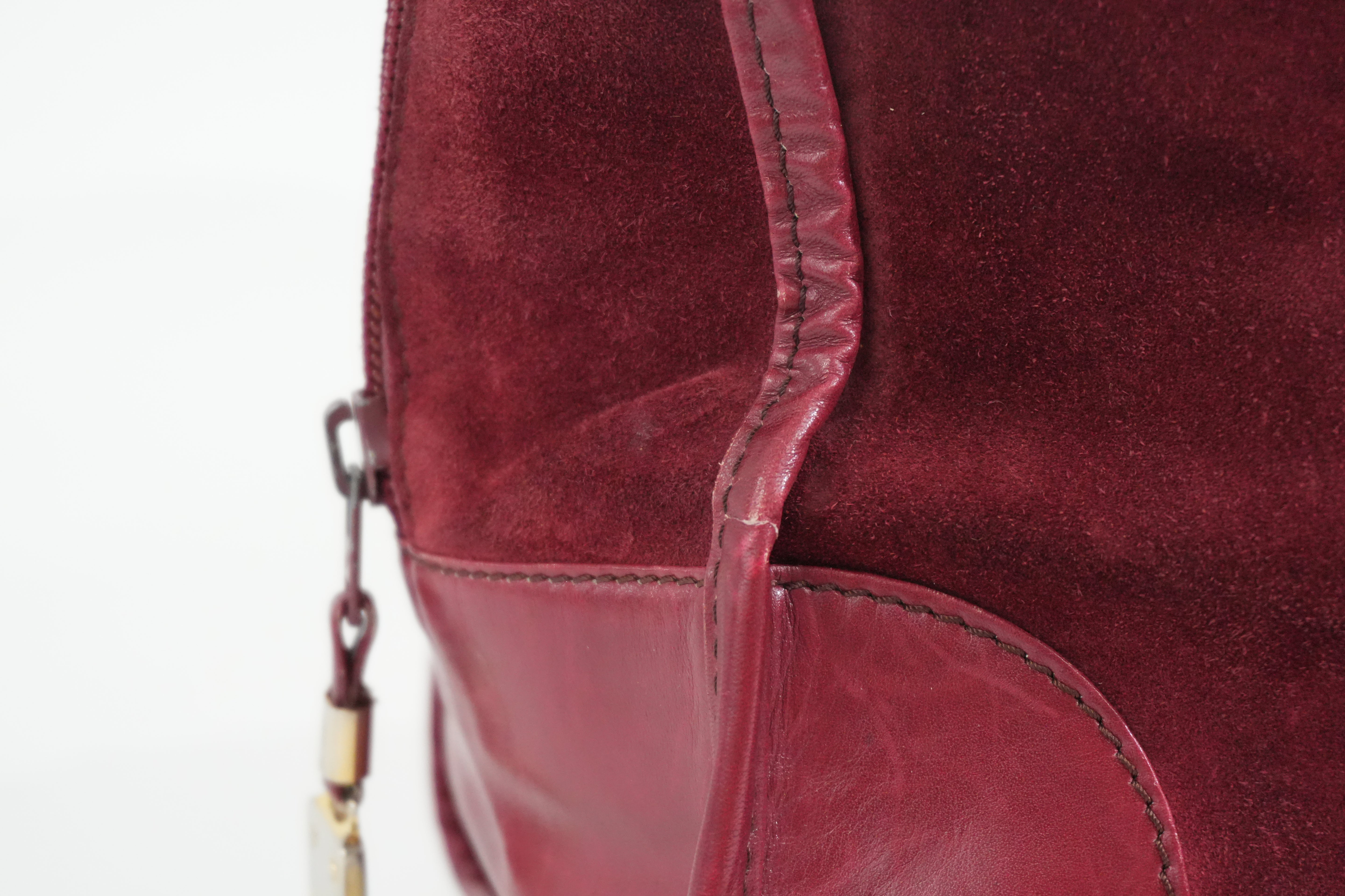 Pre-owned Loewe Leather Amazona Handbag Red