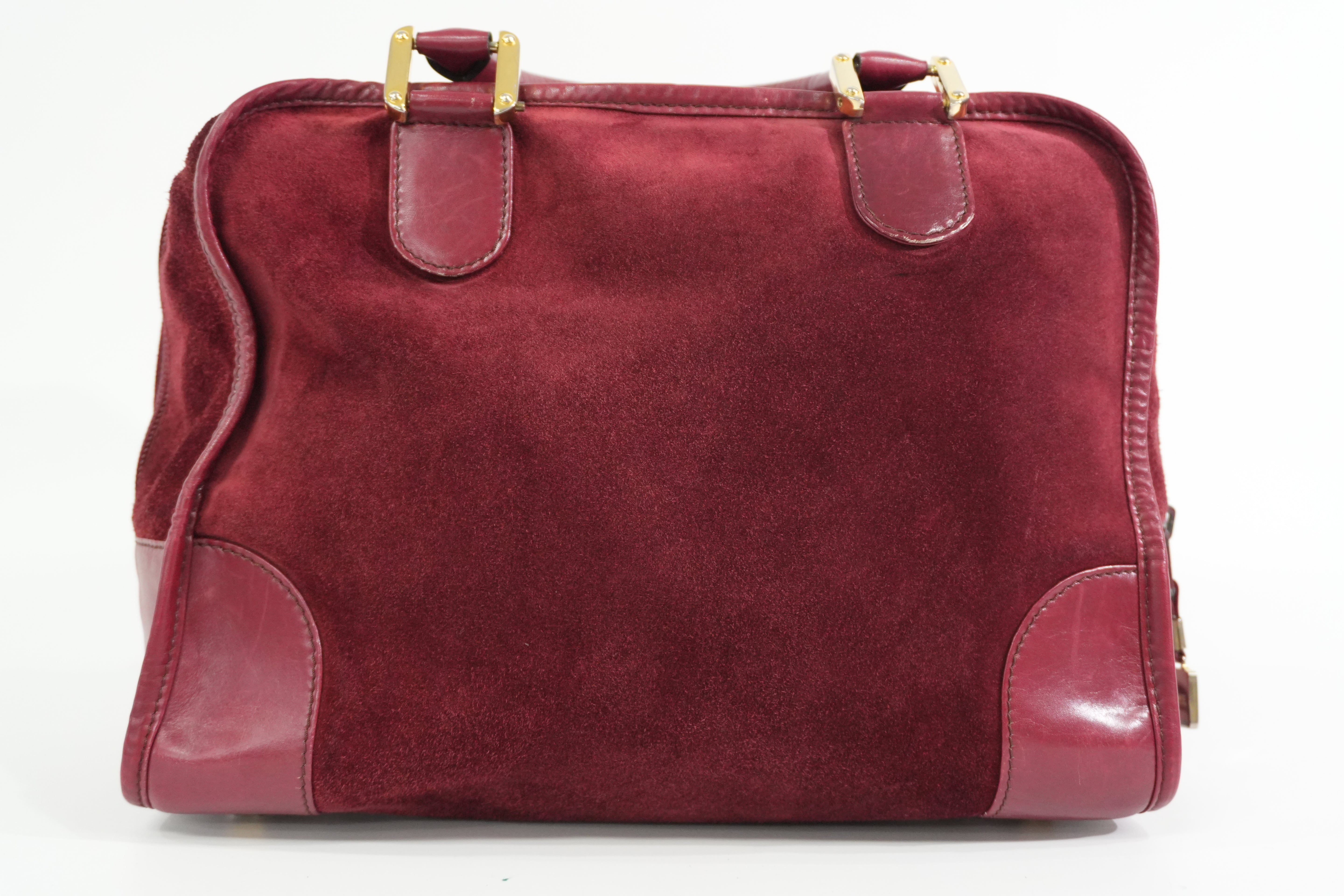 Pre-owned Loewe Leather Amazona Handbag Red