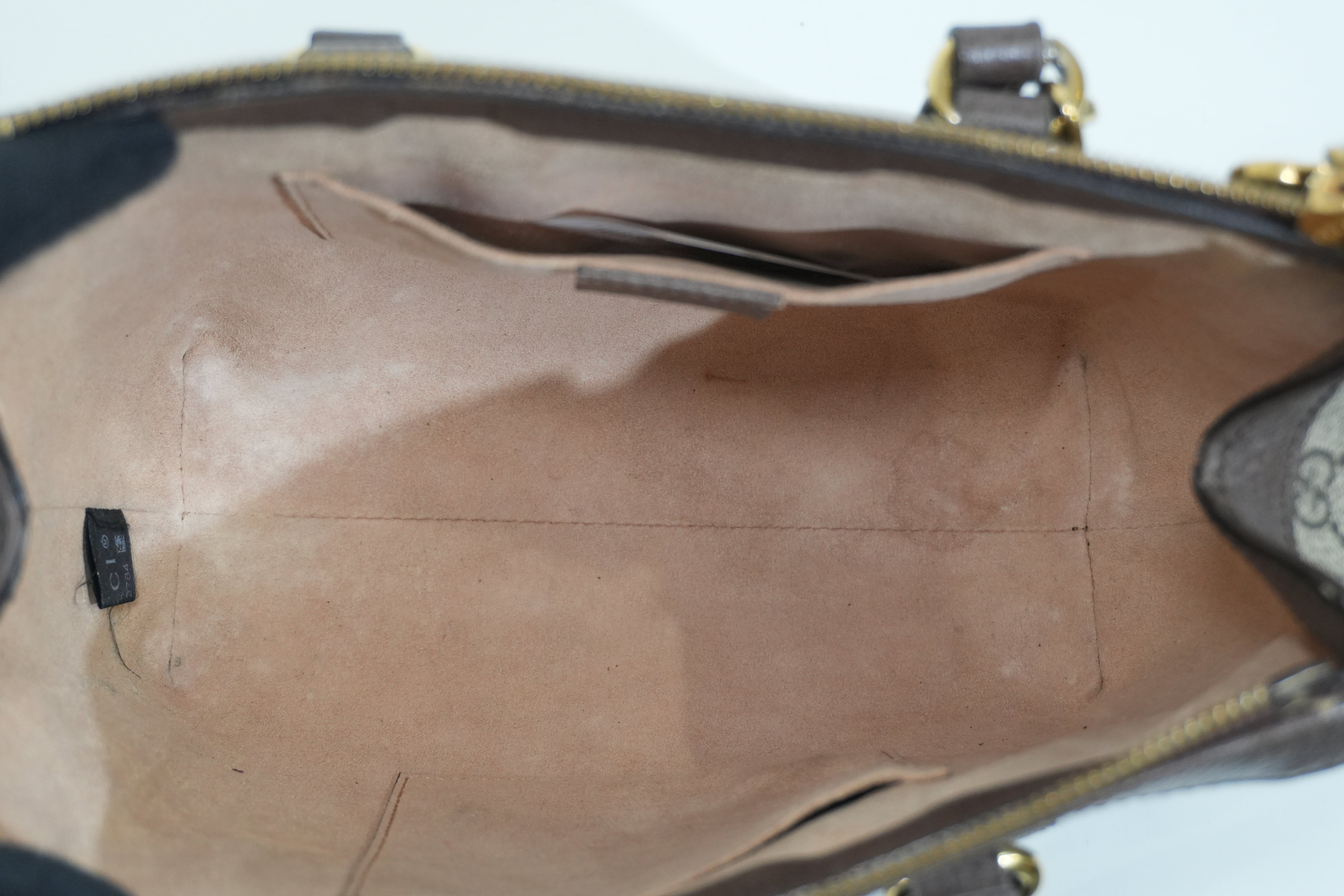 Pre-owned Gucci Ophidia Crossbody Bag Brown