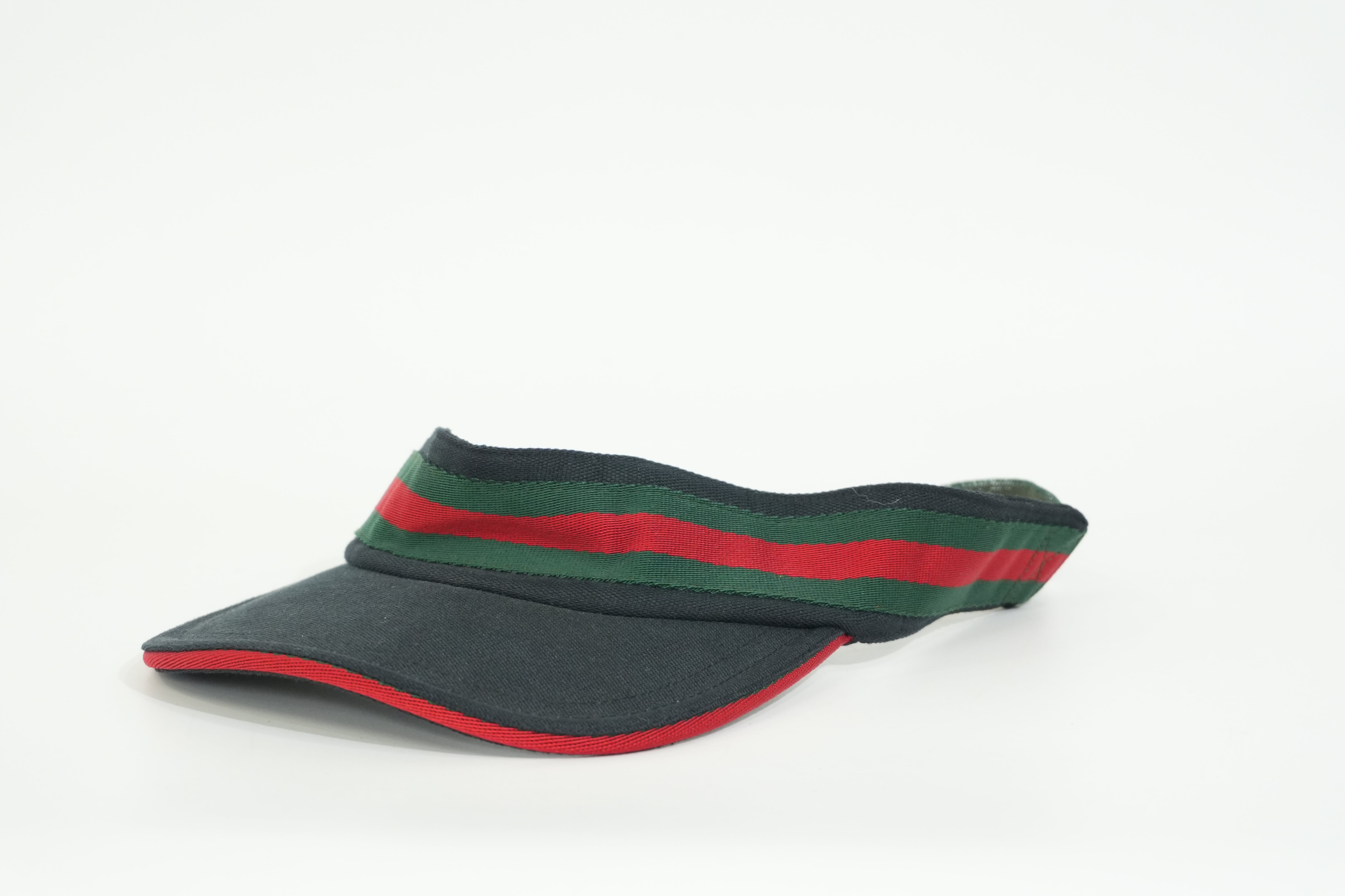 Pre-owned Gucci Sunvisor Black