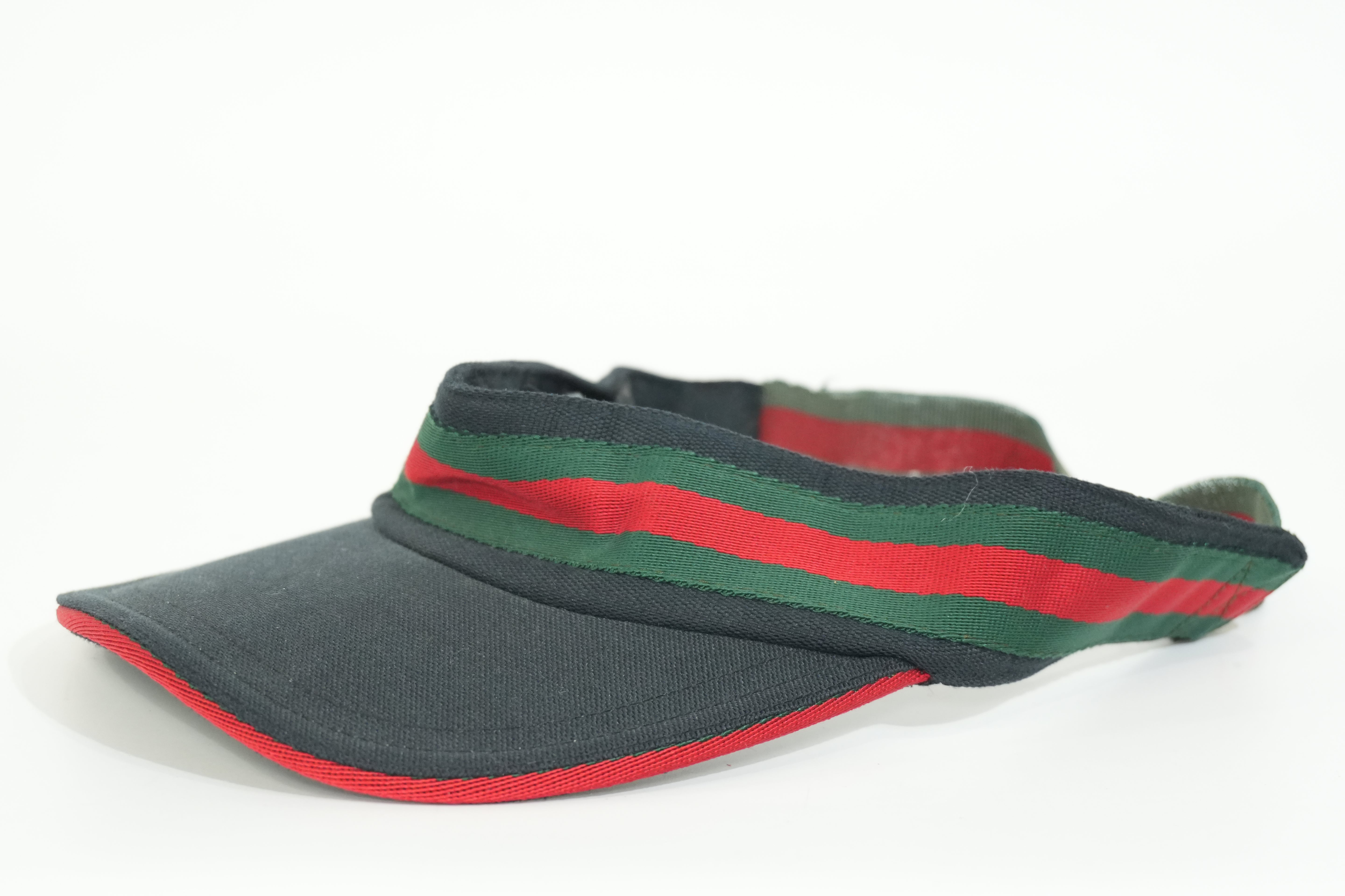 Pre-owned Gucci Sunvisor Black