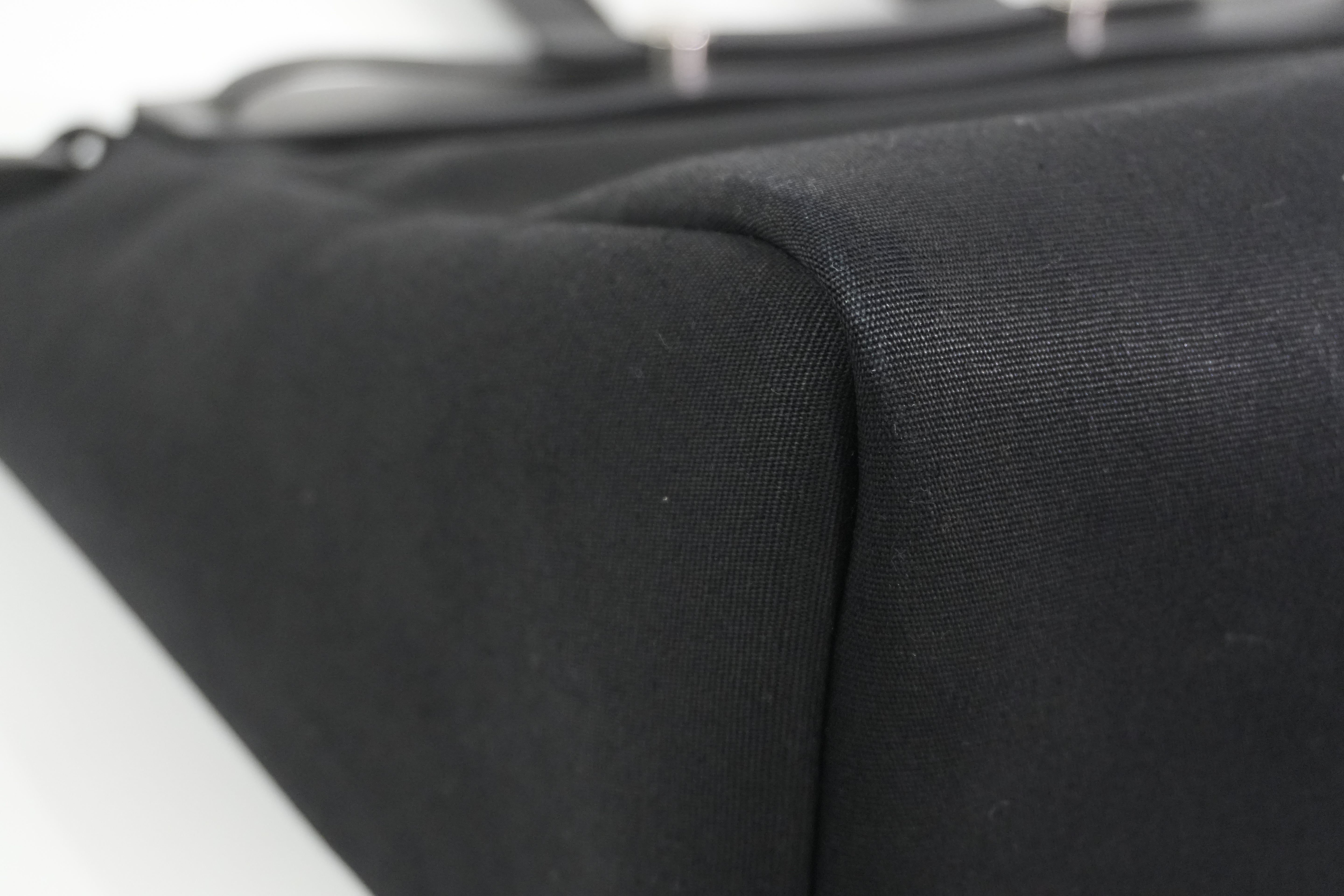 Pre-owned Hermes Herbag Cabas GM Tote Bag Black