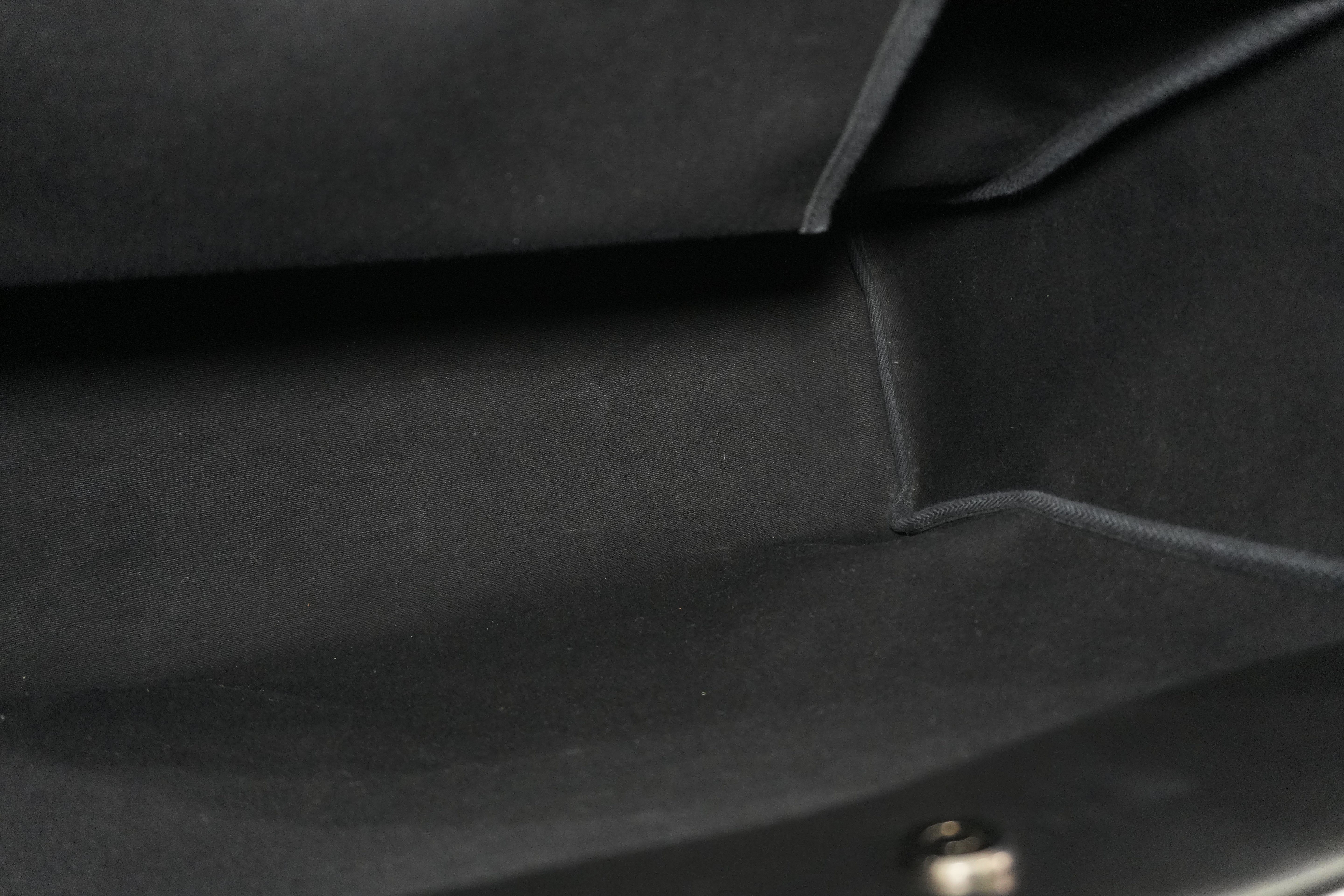 Pre-owned Hermes Herbag Cabas GM Tote Bag Black