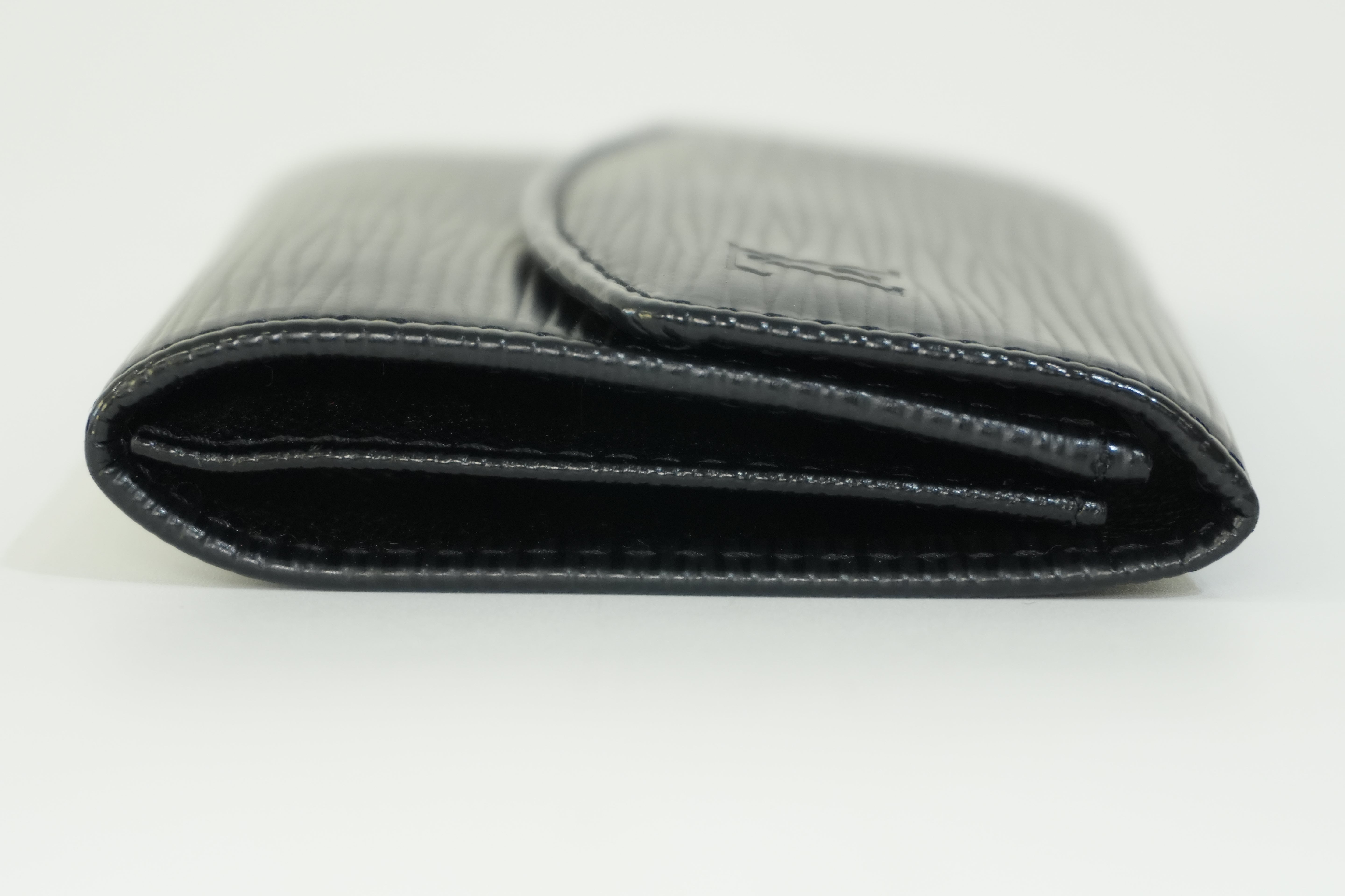 Pre-owned Louis Vuitton Card Holder Black