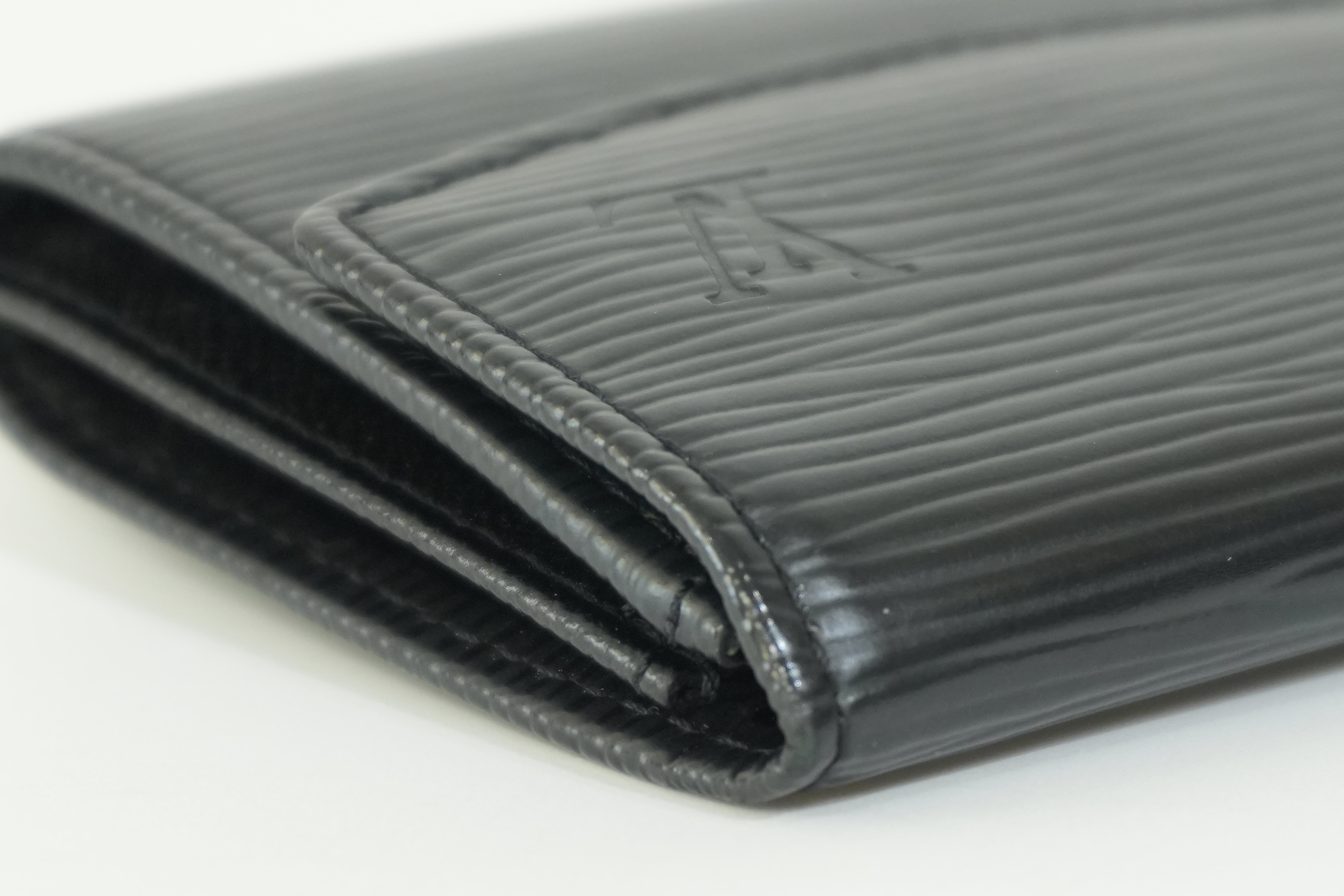 Pre-owned Louis Vuitton Card Holder Black