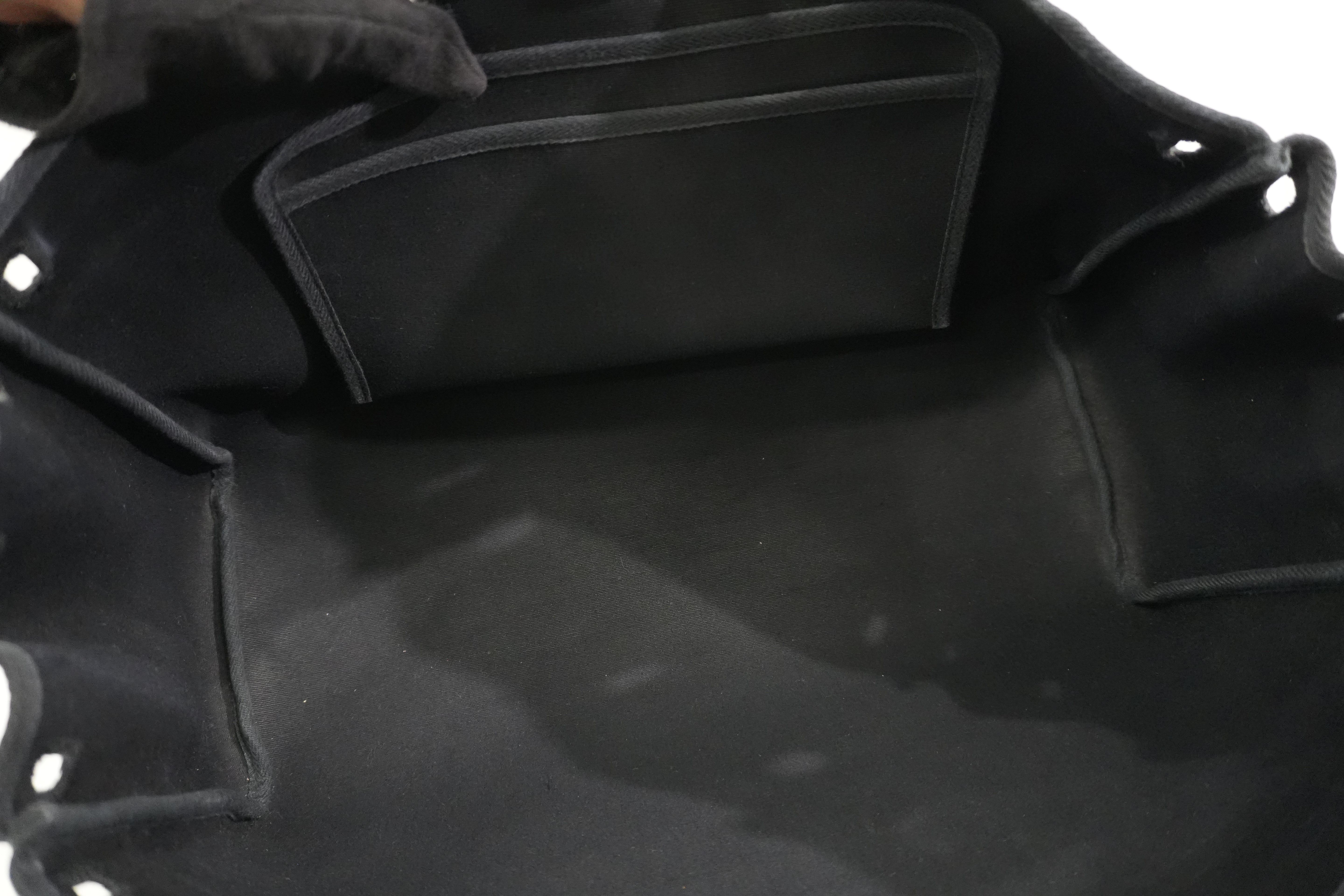 Pre-owned Hermes Herbag Cabas GM Tote Bag Black