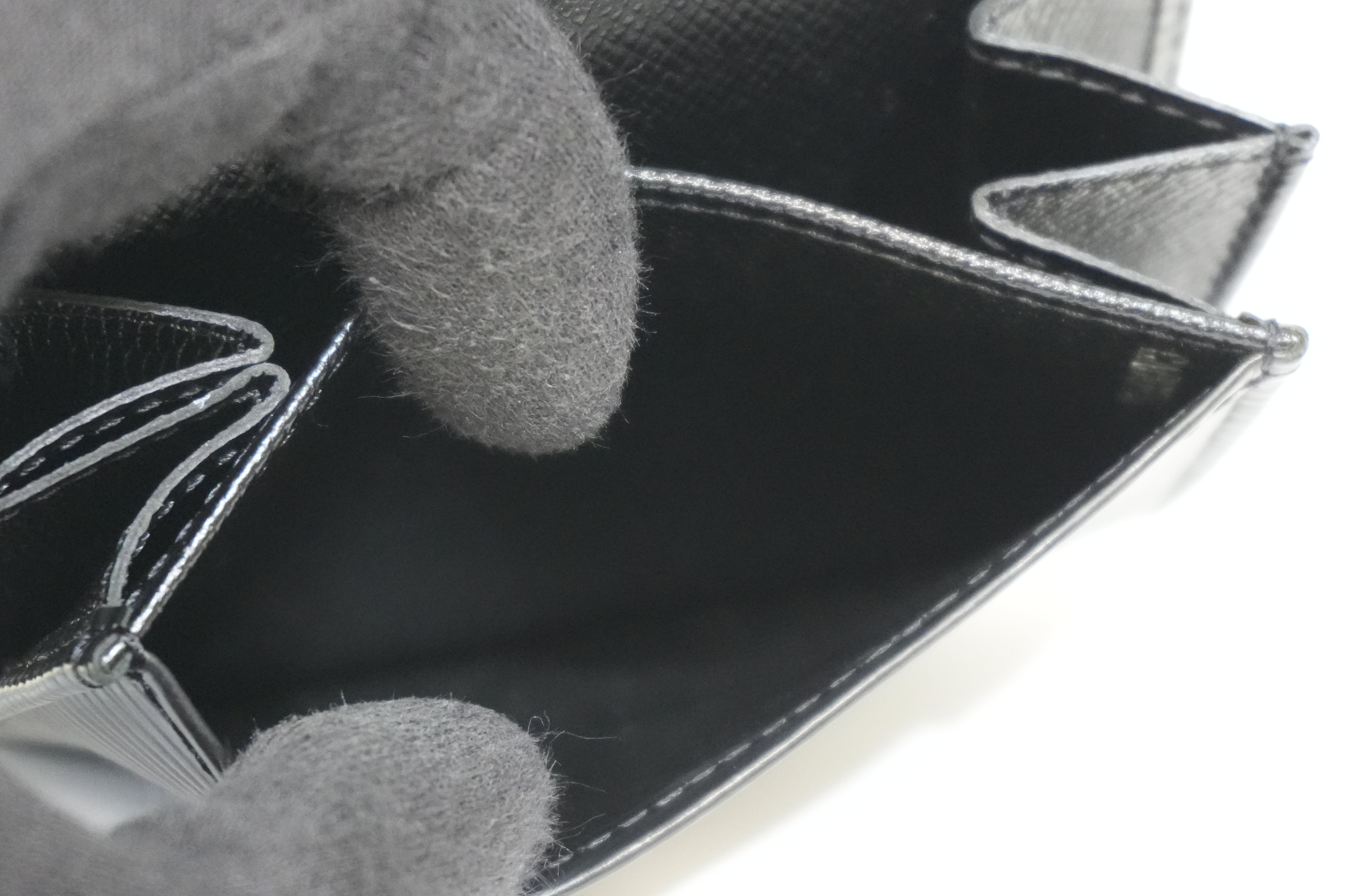 Pre-owned Louis Vuitton Card Holder Black