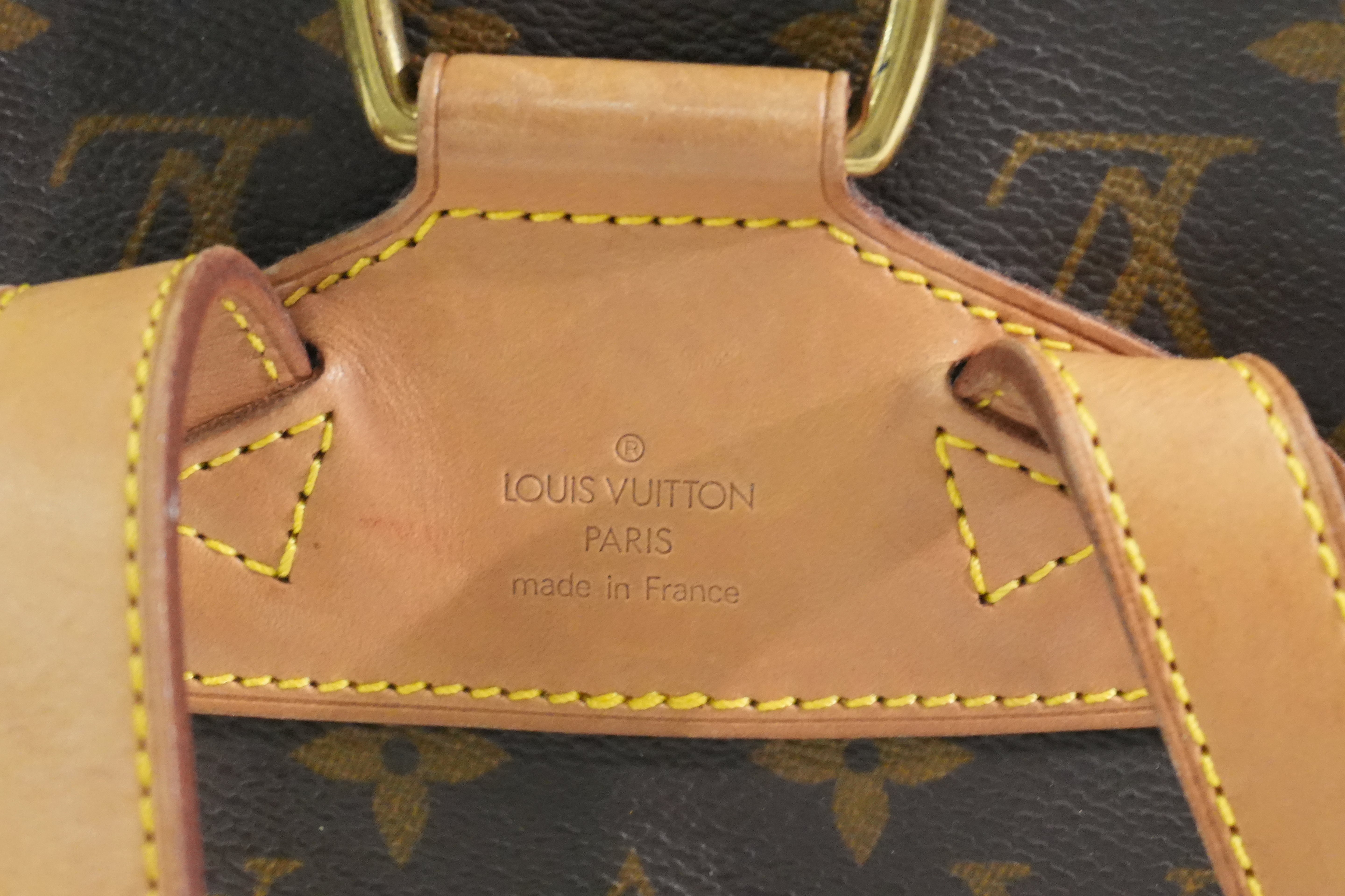 Pre-owned Louis Vuitton Monogram Montsouris PM Backpack
