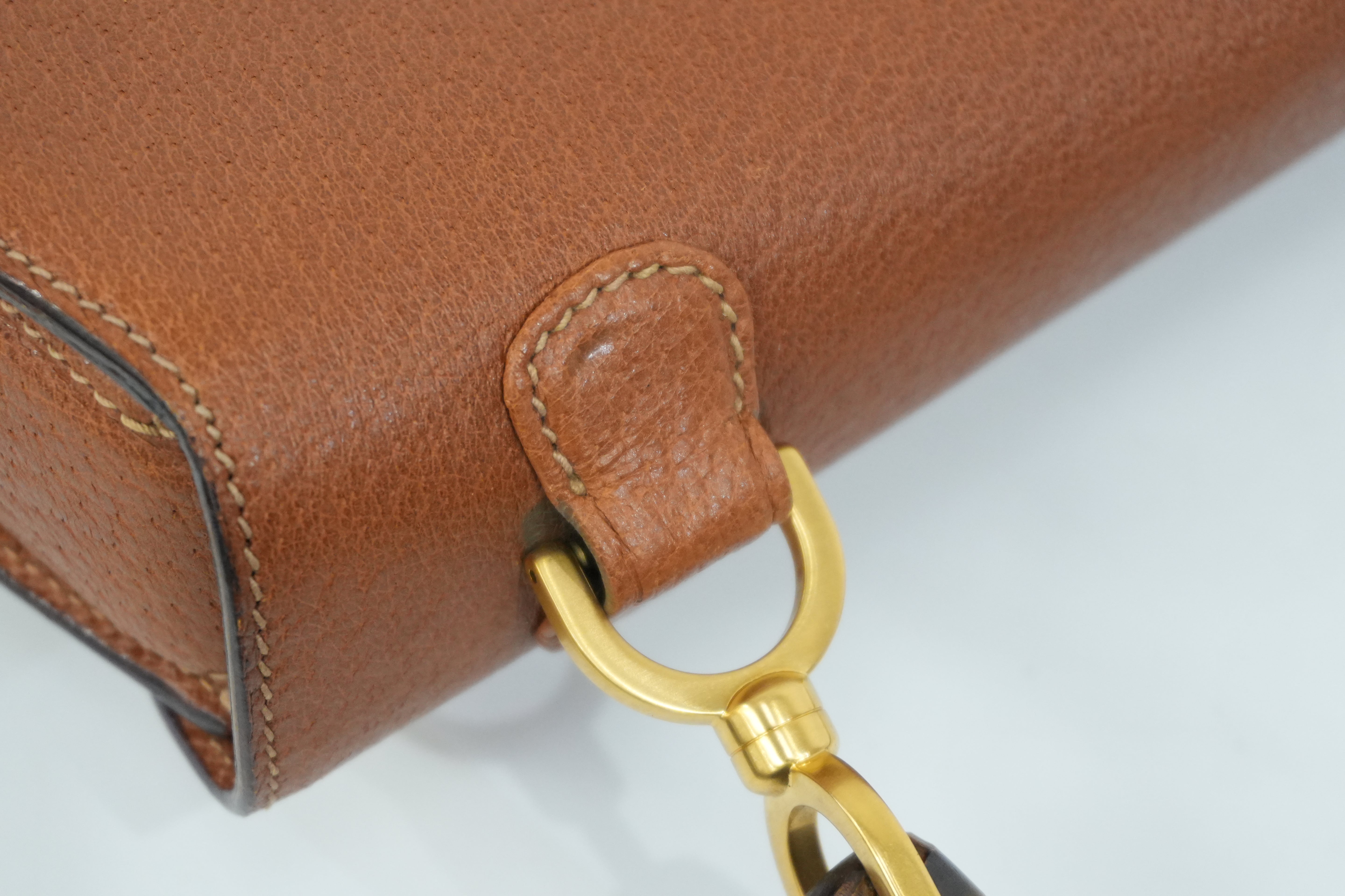 Pre-Owned Gucci Bamboo Handbag Brown