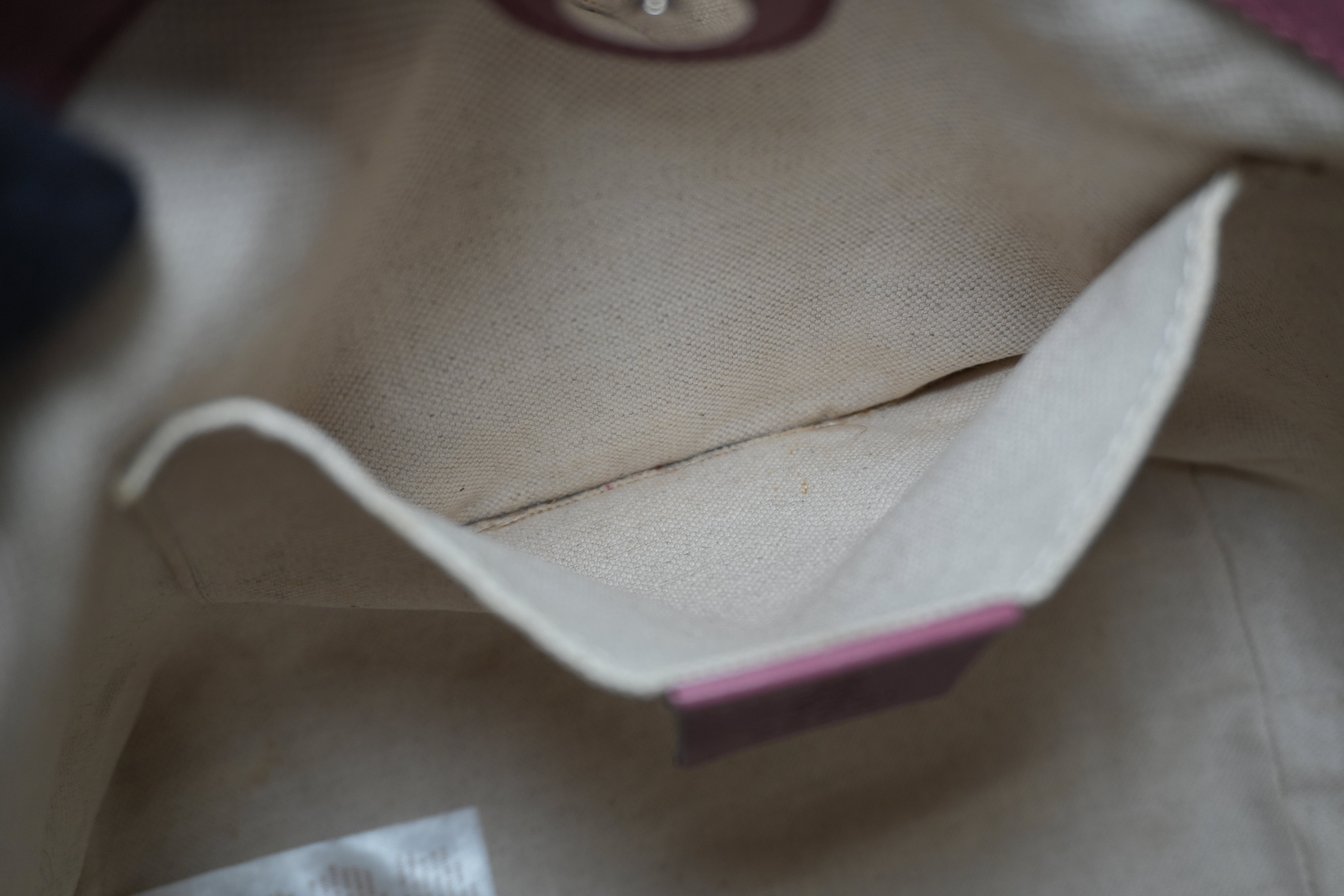 Pre-owned Gucci Bamboo Guccisima Handbag Pink