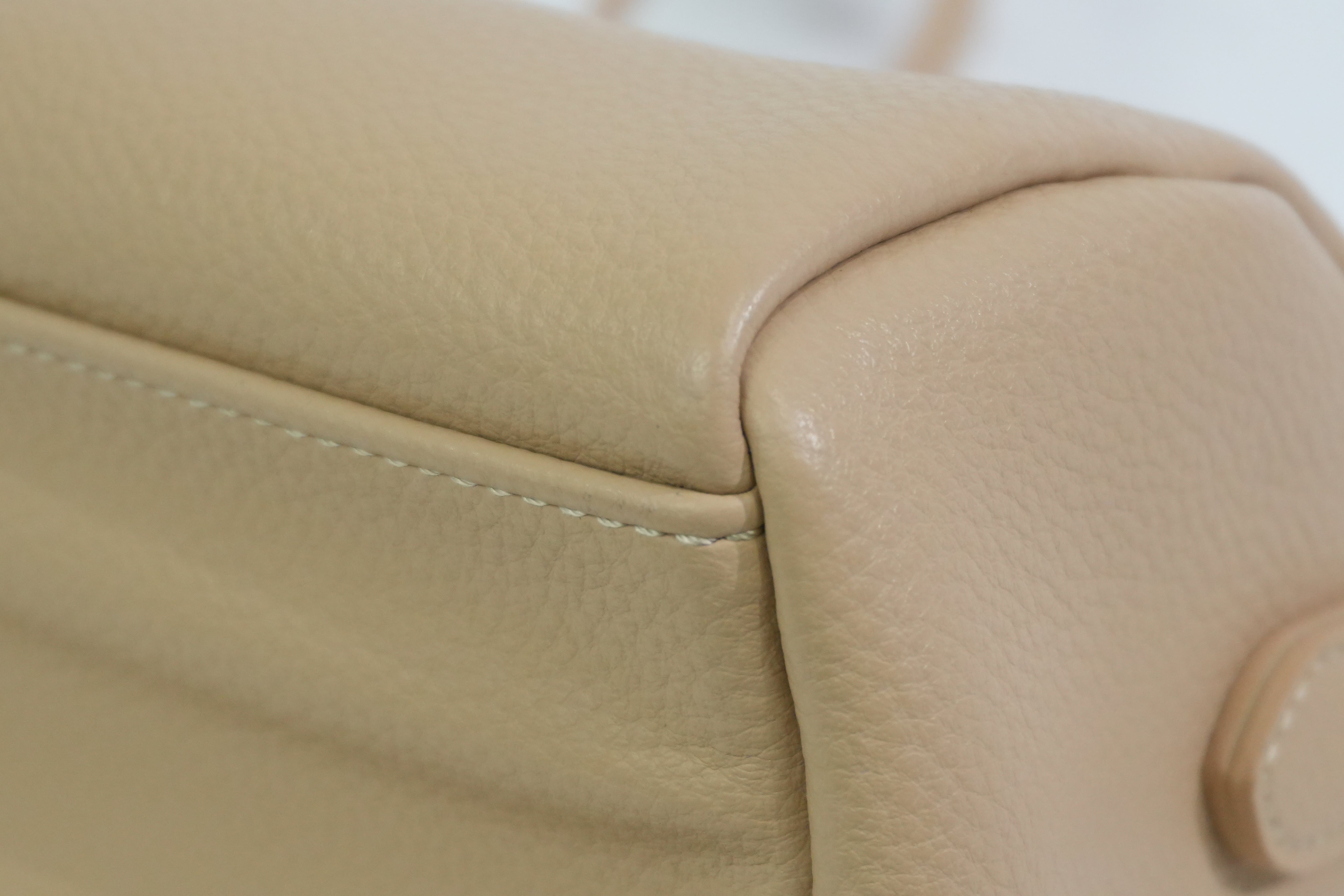 Pre-owned Longchamp Two Way Shoulder Bag Beige and Orange