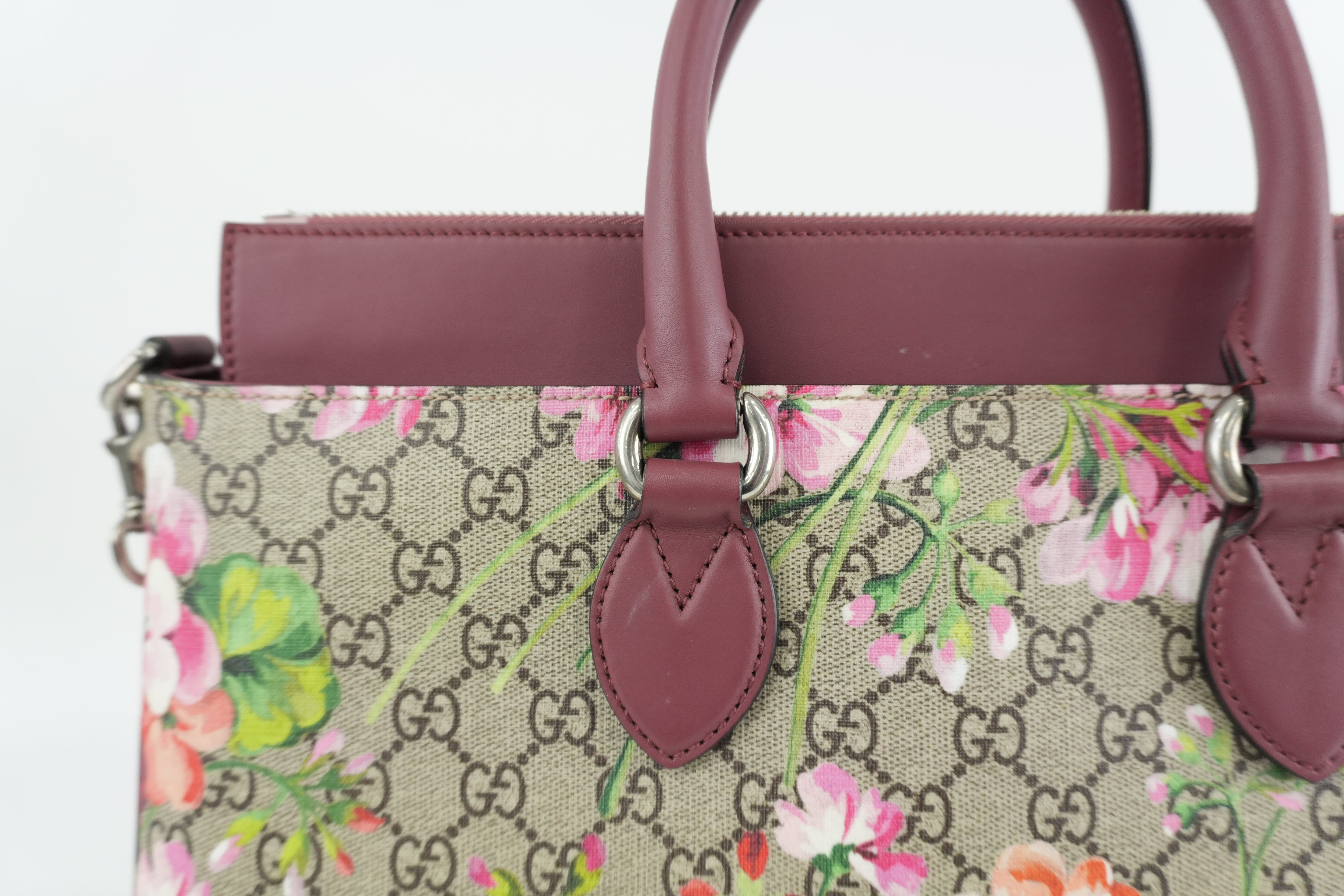 Gucci Ophidia Blooms Shoulder Tote Bag Used