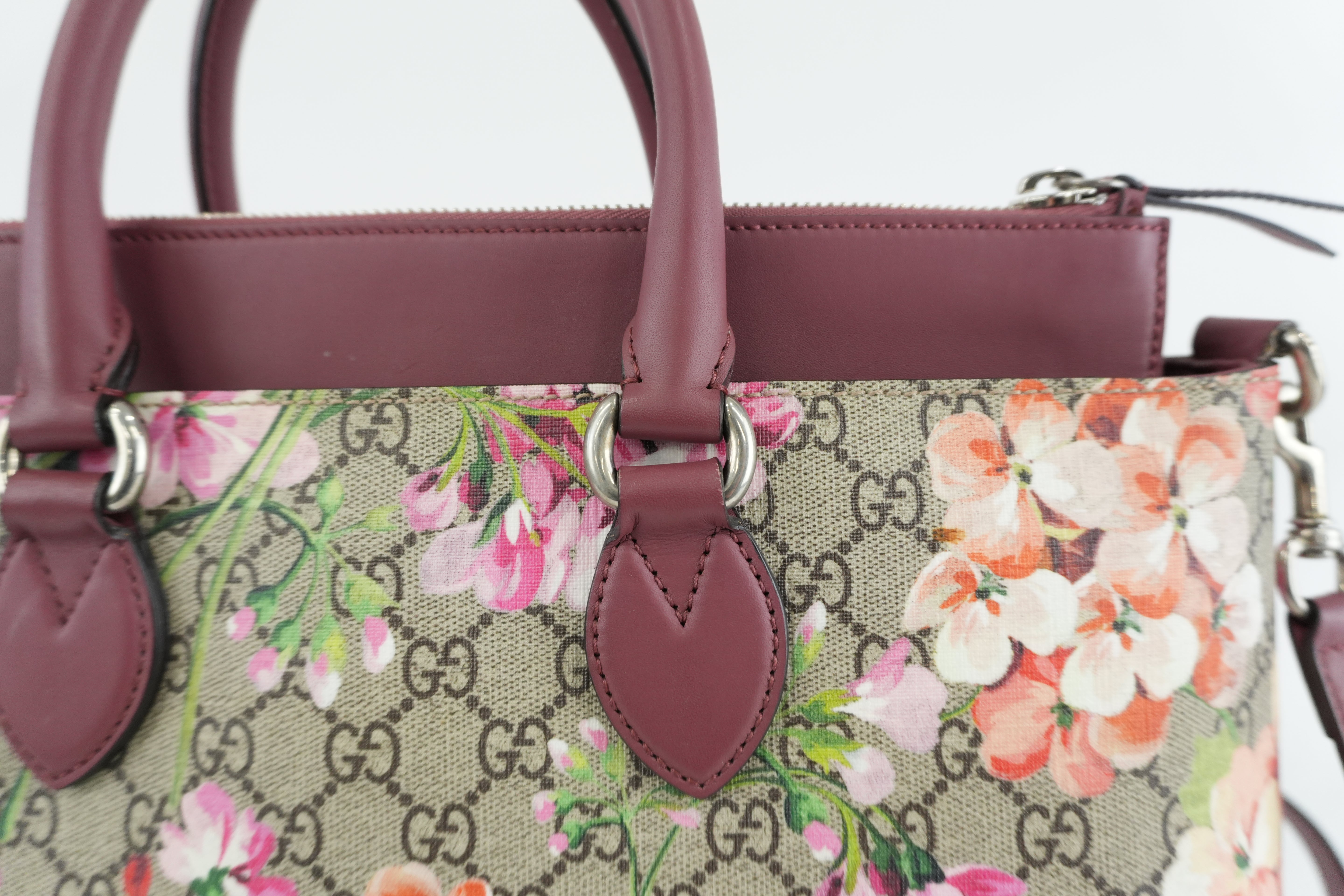 Gucci Ophidia Blooms Shoulder Tote Bag Used