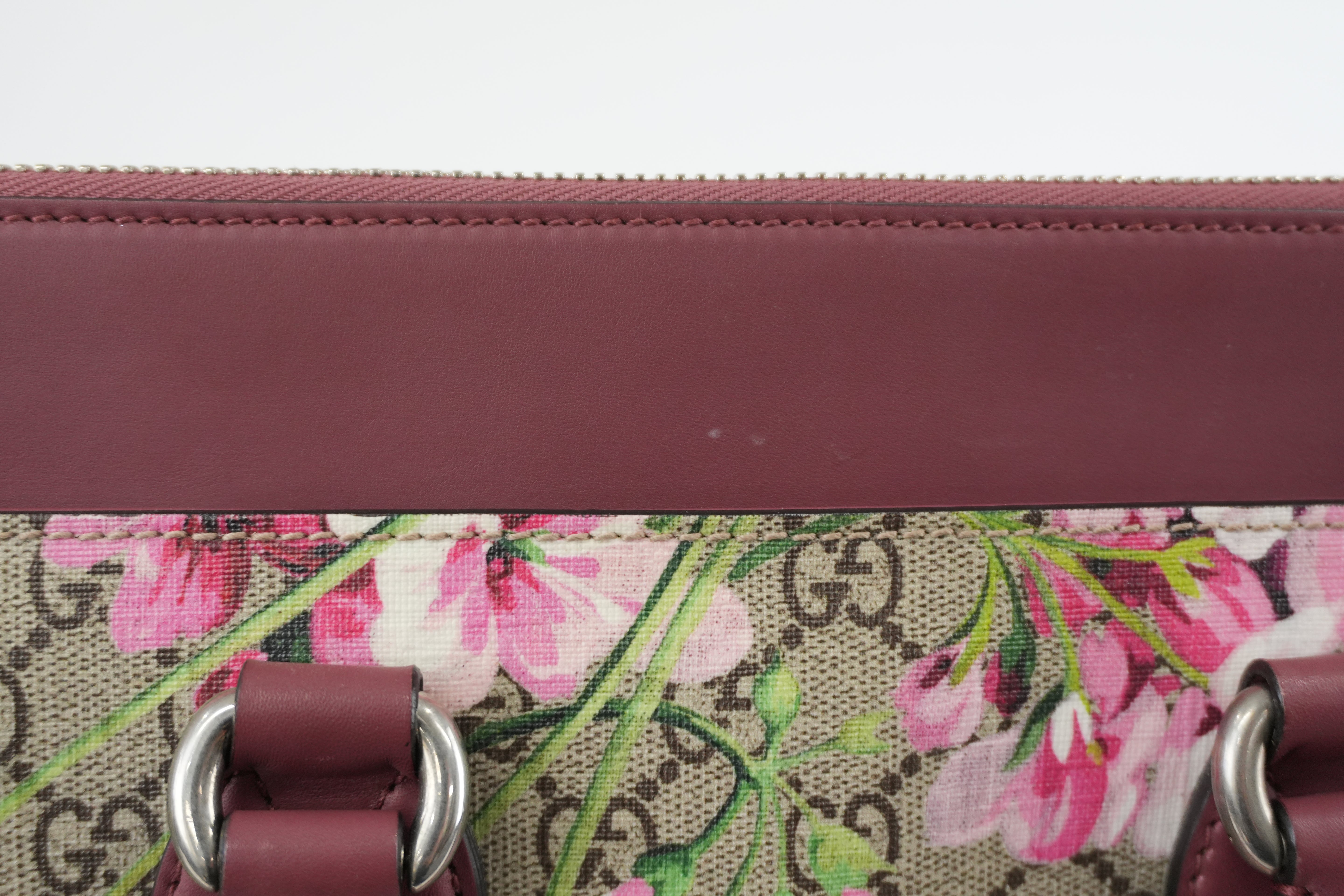 Gucci Ophidia Blooms Shoulder Tote Bag Used