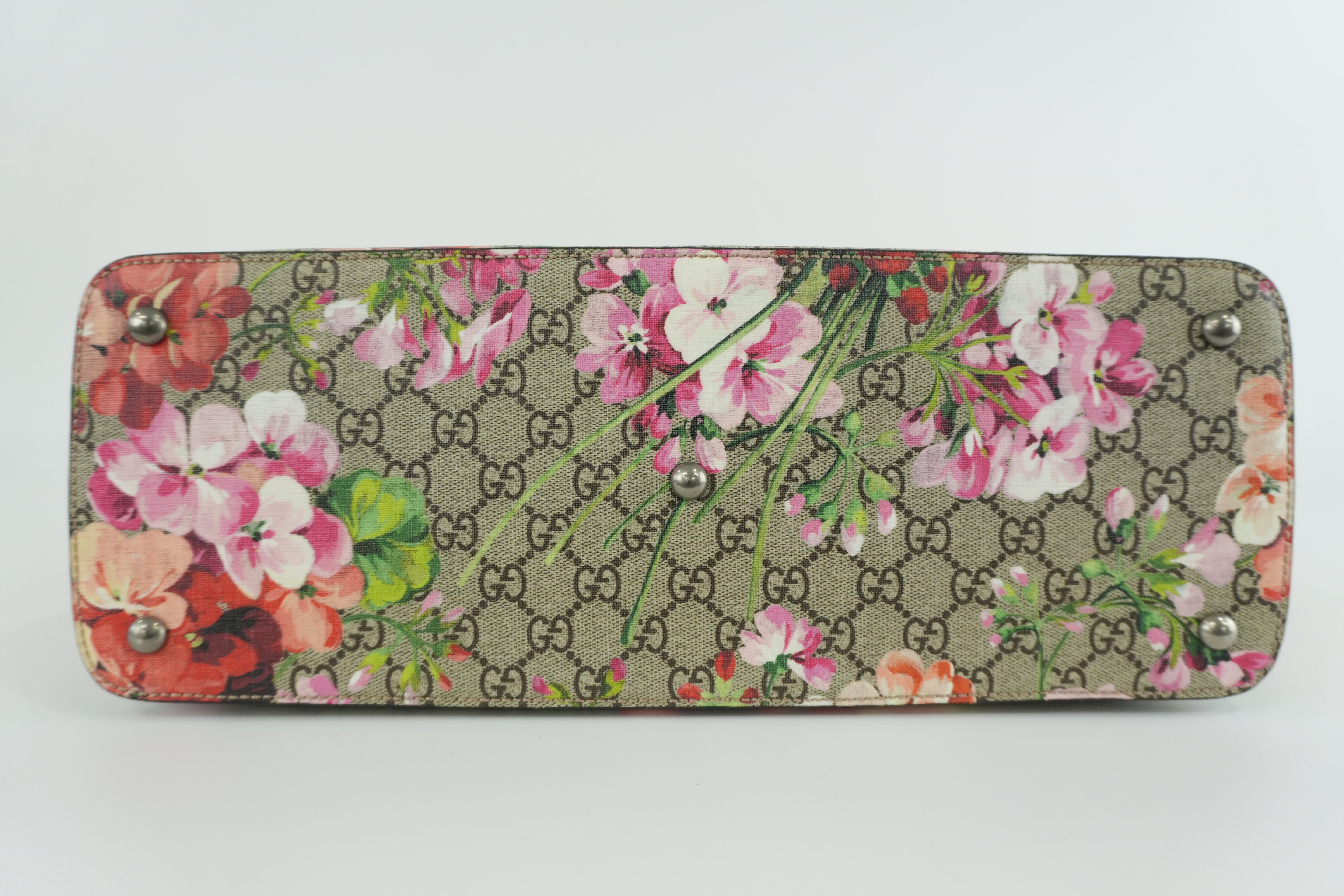 Gucci Ophidia Blooms Shoulder Tote Bag Used