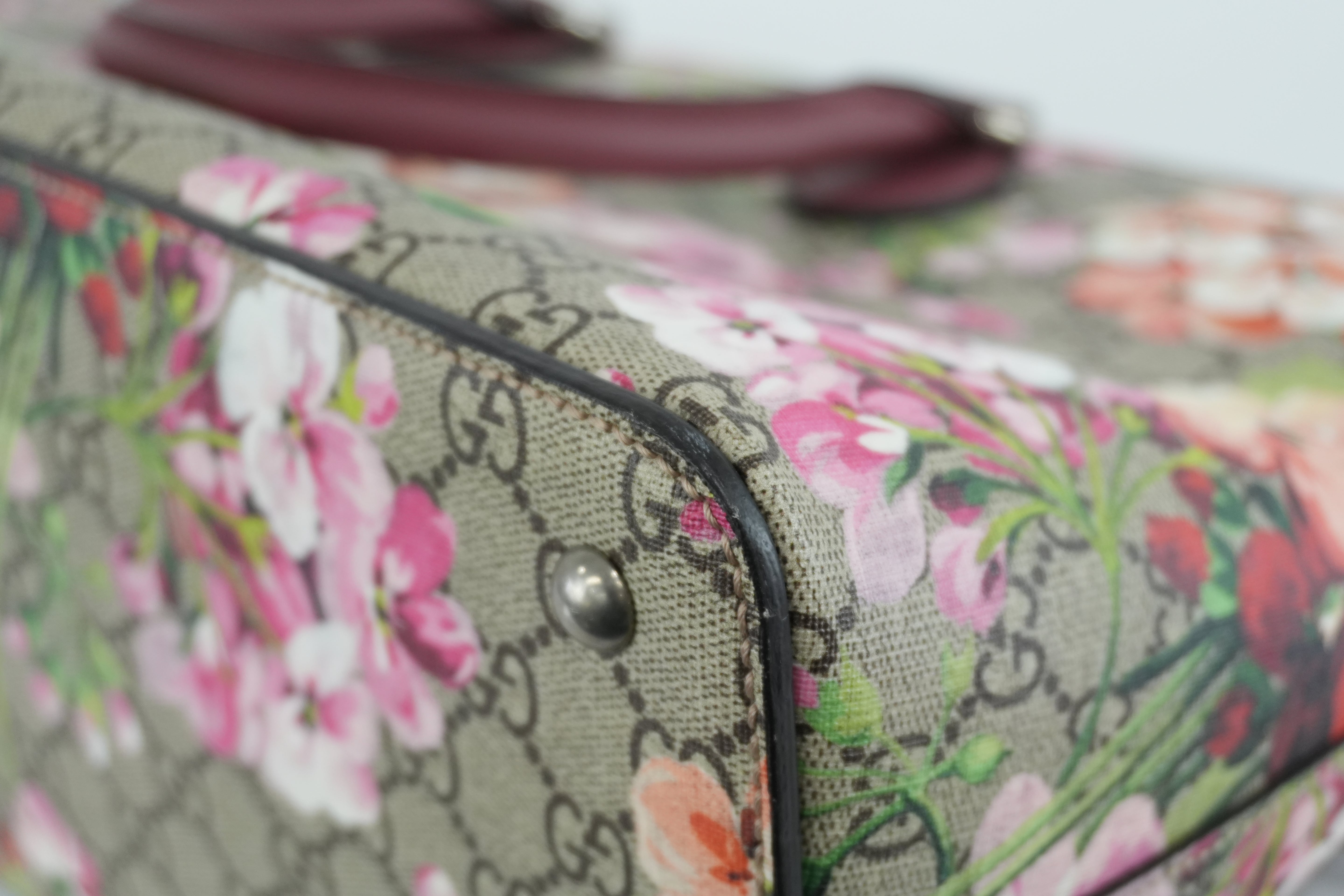 Gucci Ophidia Blooms Shoulder Tote Bag Used