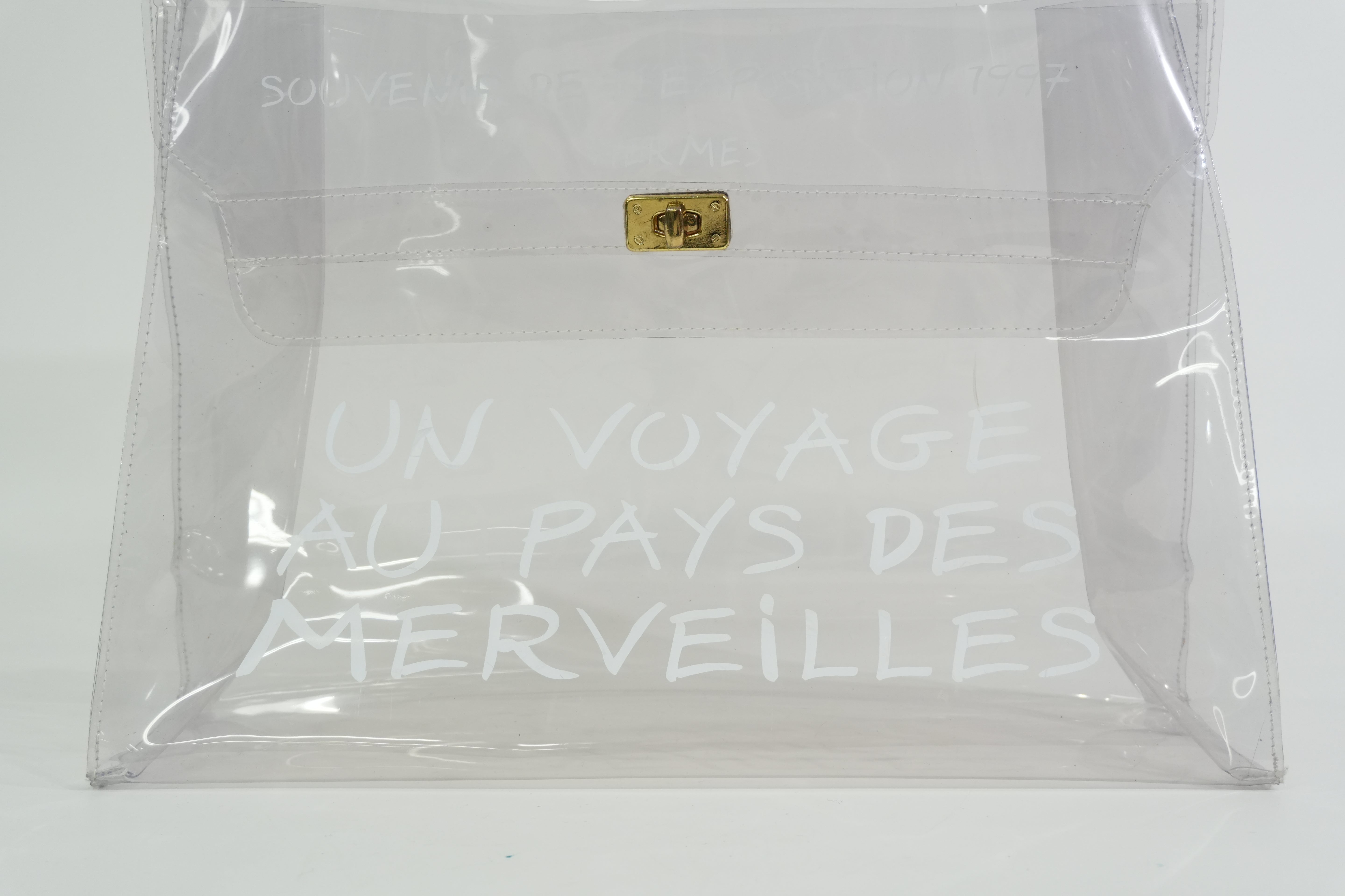 Pre-owned Hermes Kelly Transparent Handbag