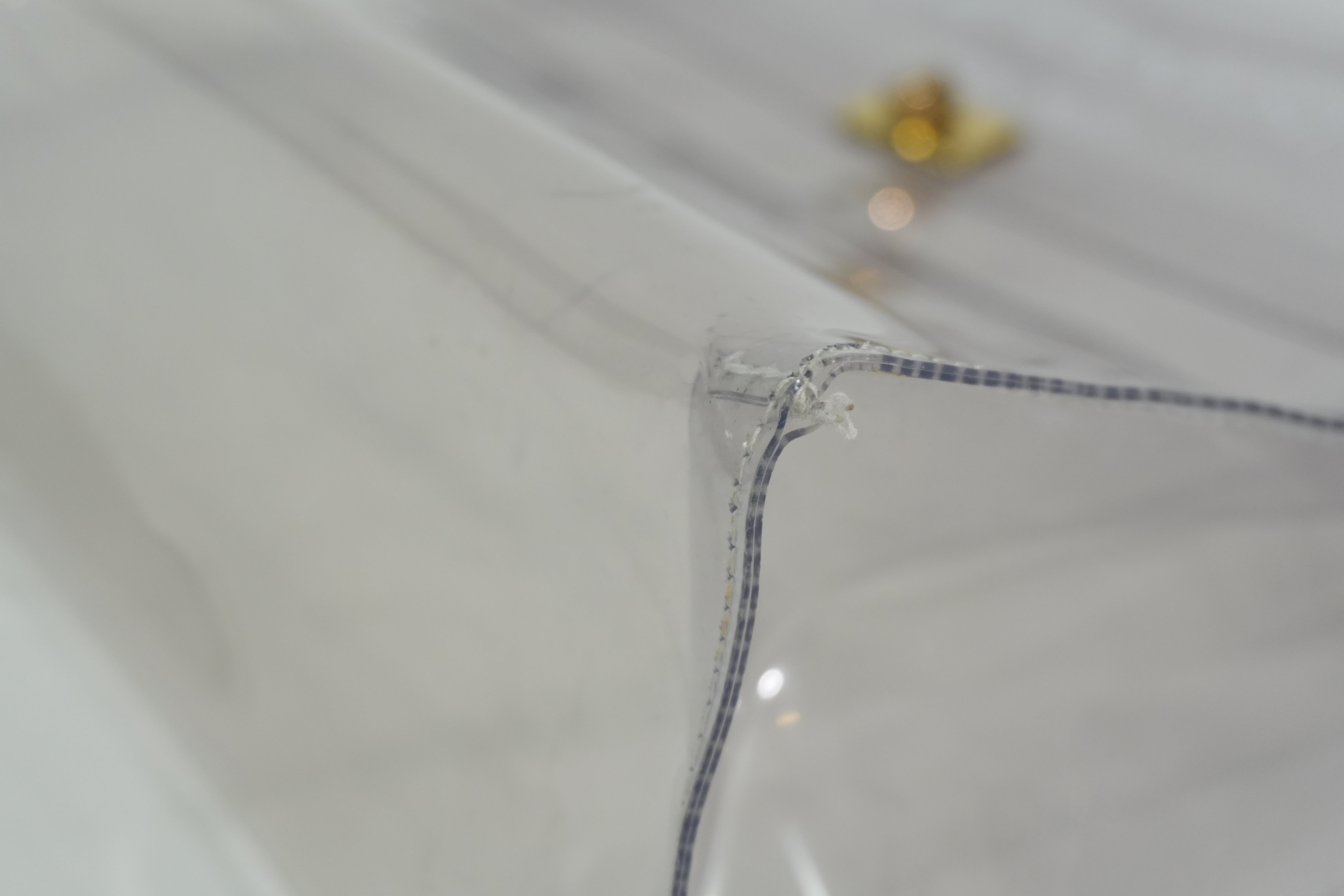 Pre-owned Hermes Kelly Transparent Handbag