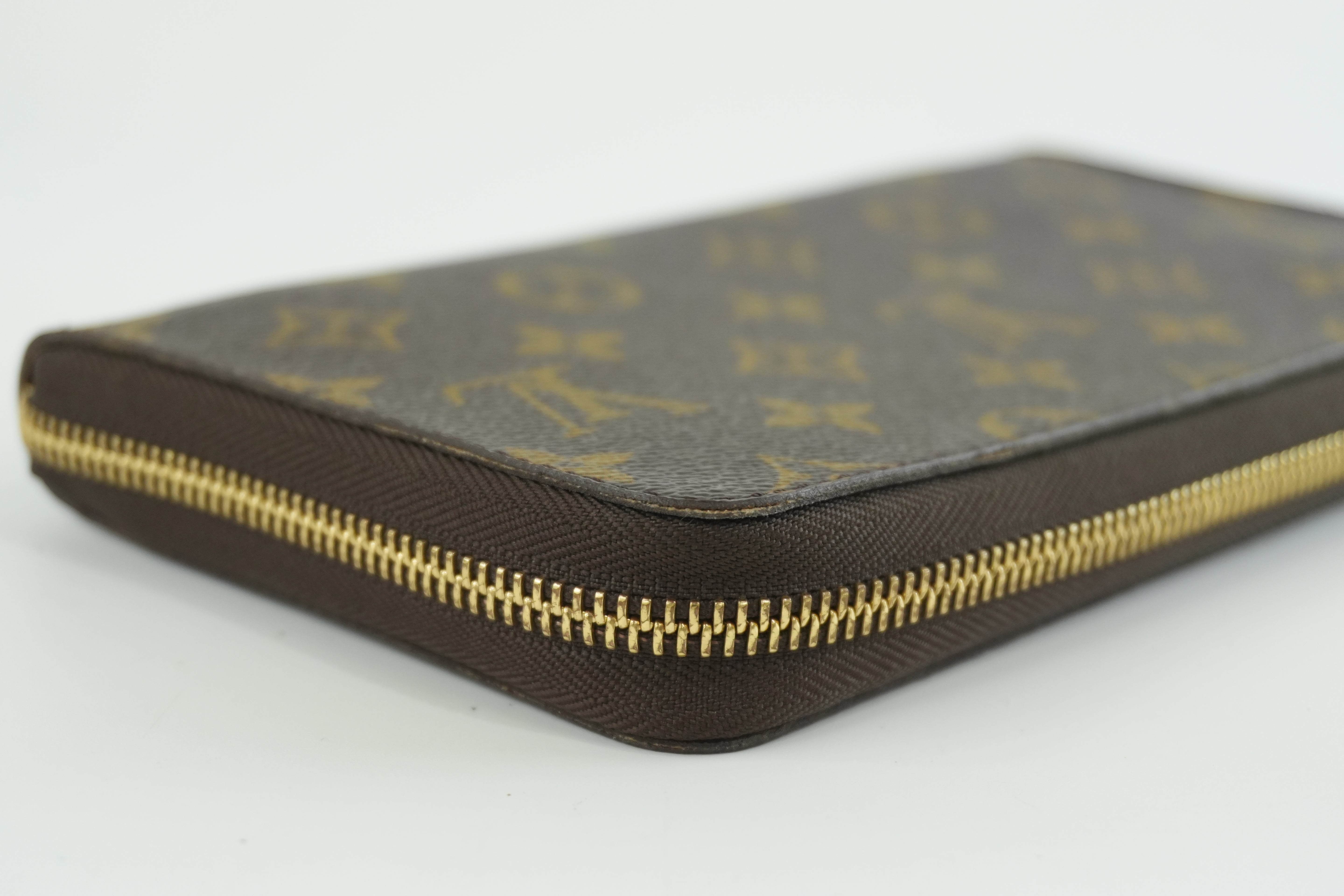 Pre-owned Louis Vuitton Monogram Zippy Organizer