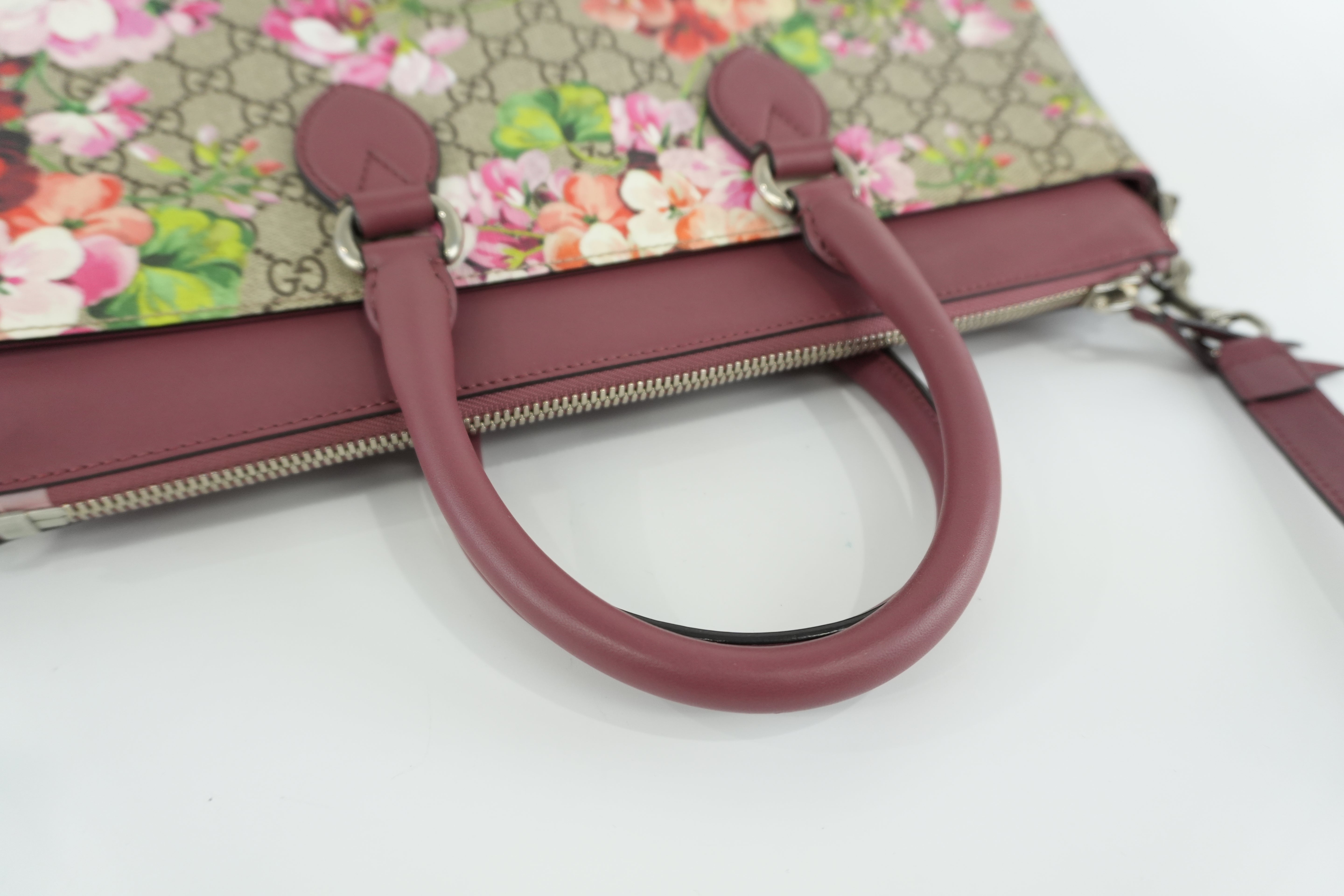 Gucci Ophidia Blooms Shoulder Tote Bag Used