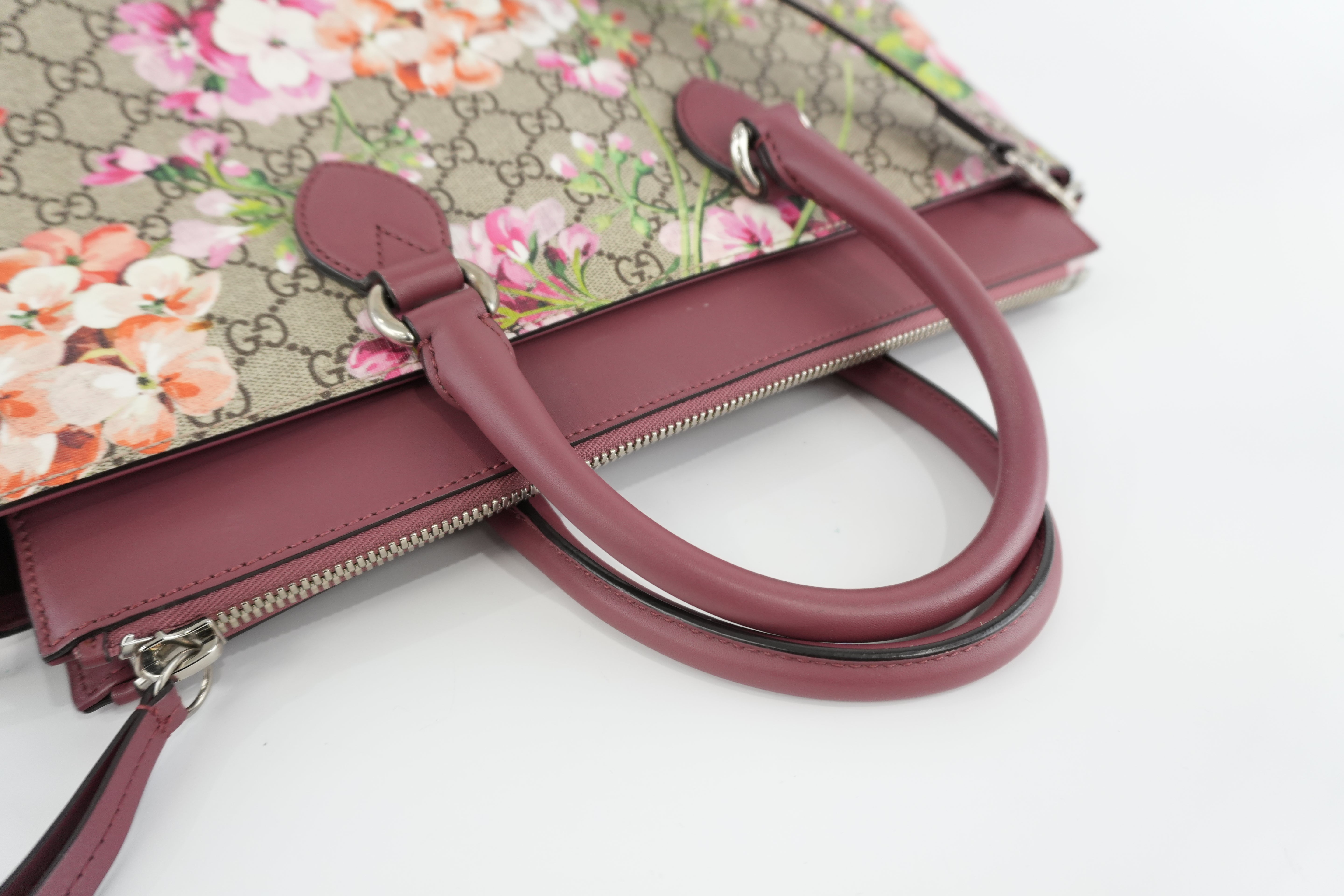 Gucci Ophidia Blooms Shoulder Tote Bag Used