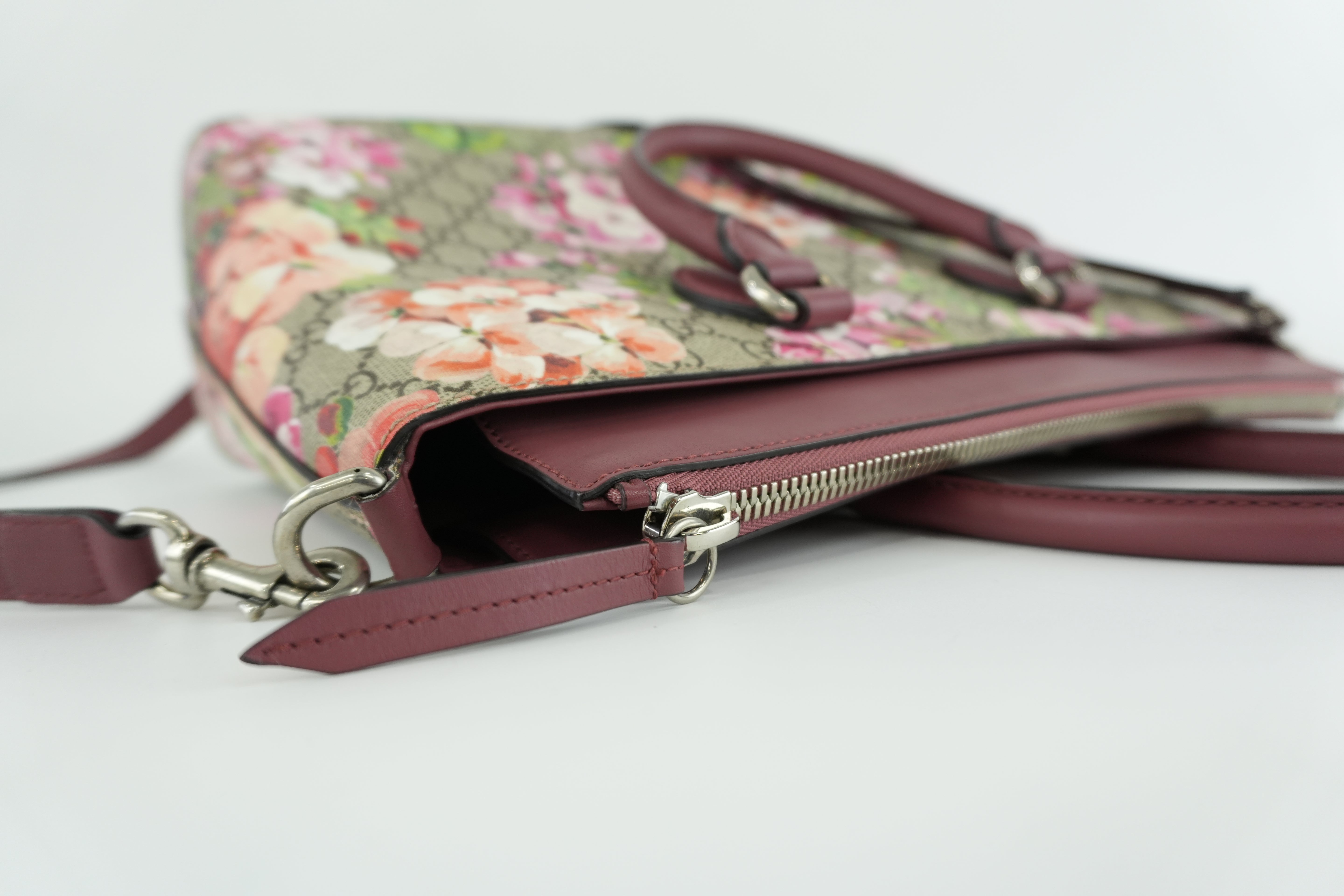 Gucci Ophidia Blooms Shoulder Tote Bag Used