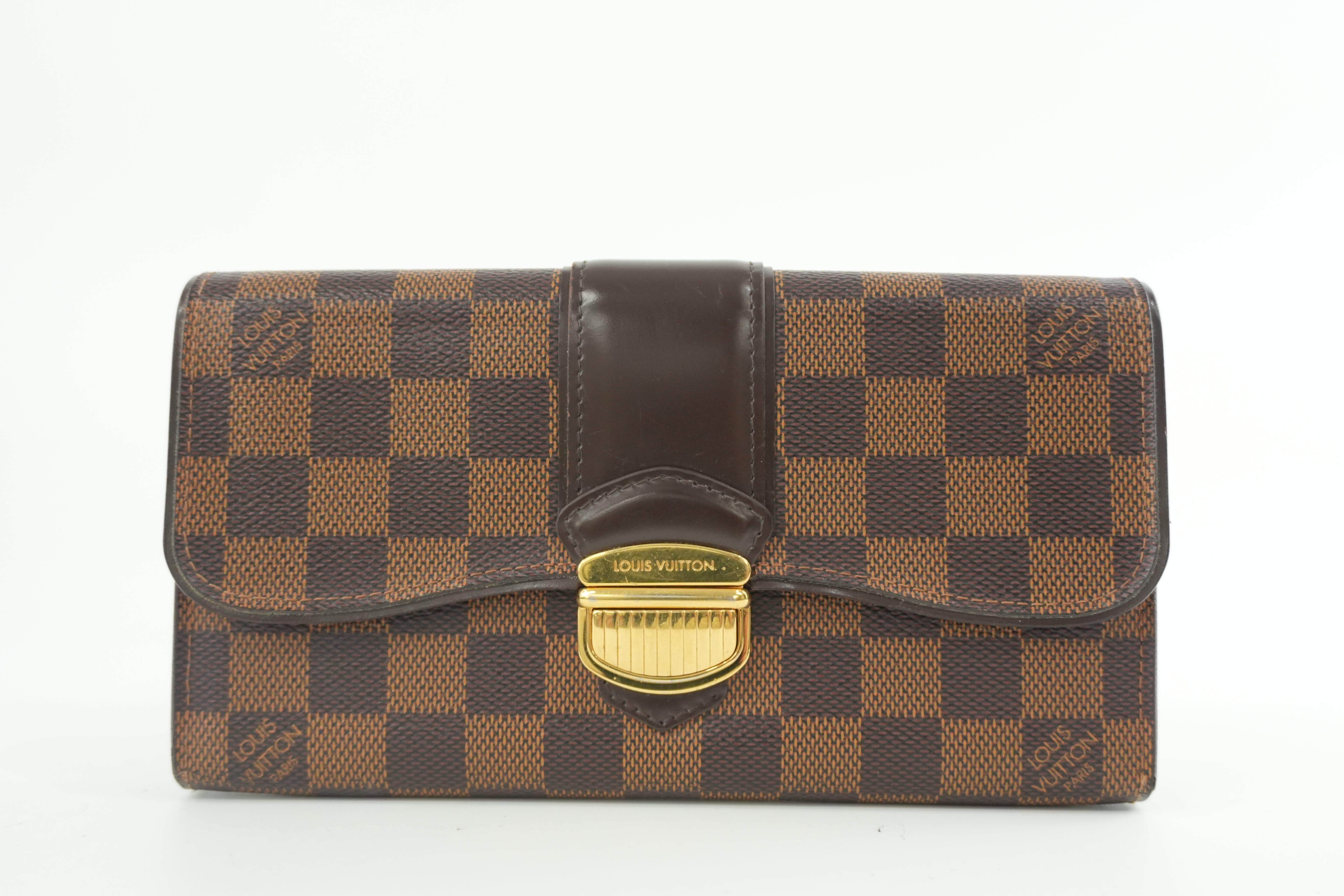 Louis Vuitton Damier Ebene Koala Long Wallet Used