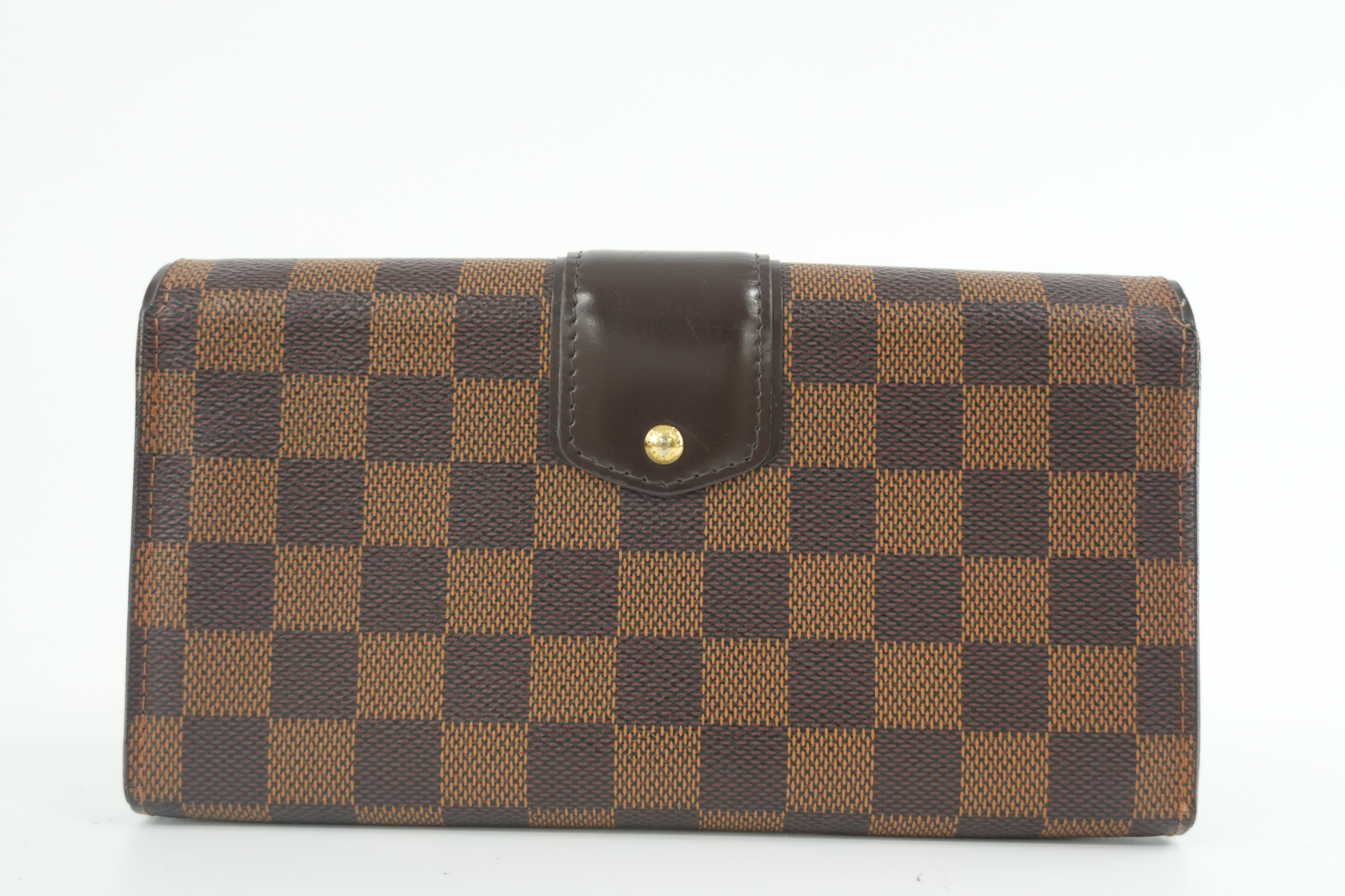 Louis Vuitton Damier Ebene Koala Long Wallet Used