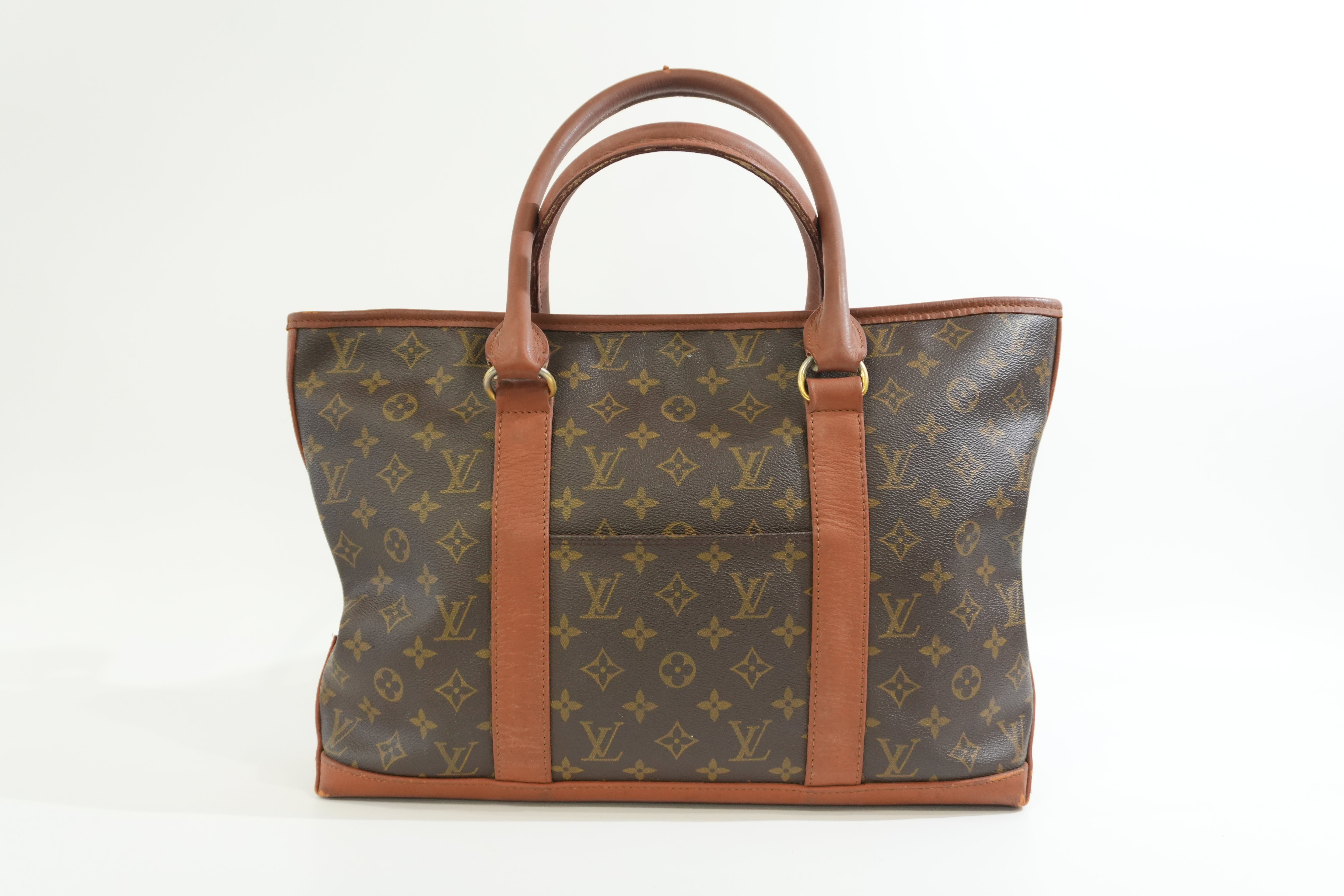 Pre-owned Louis Vuitton Monogram Vintage Weekender Tote Bag
