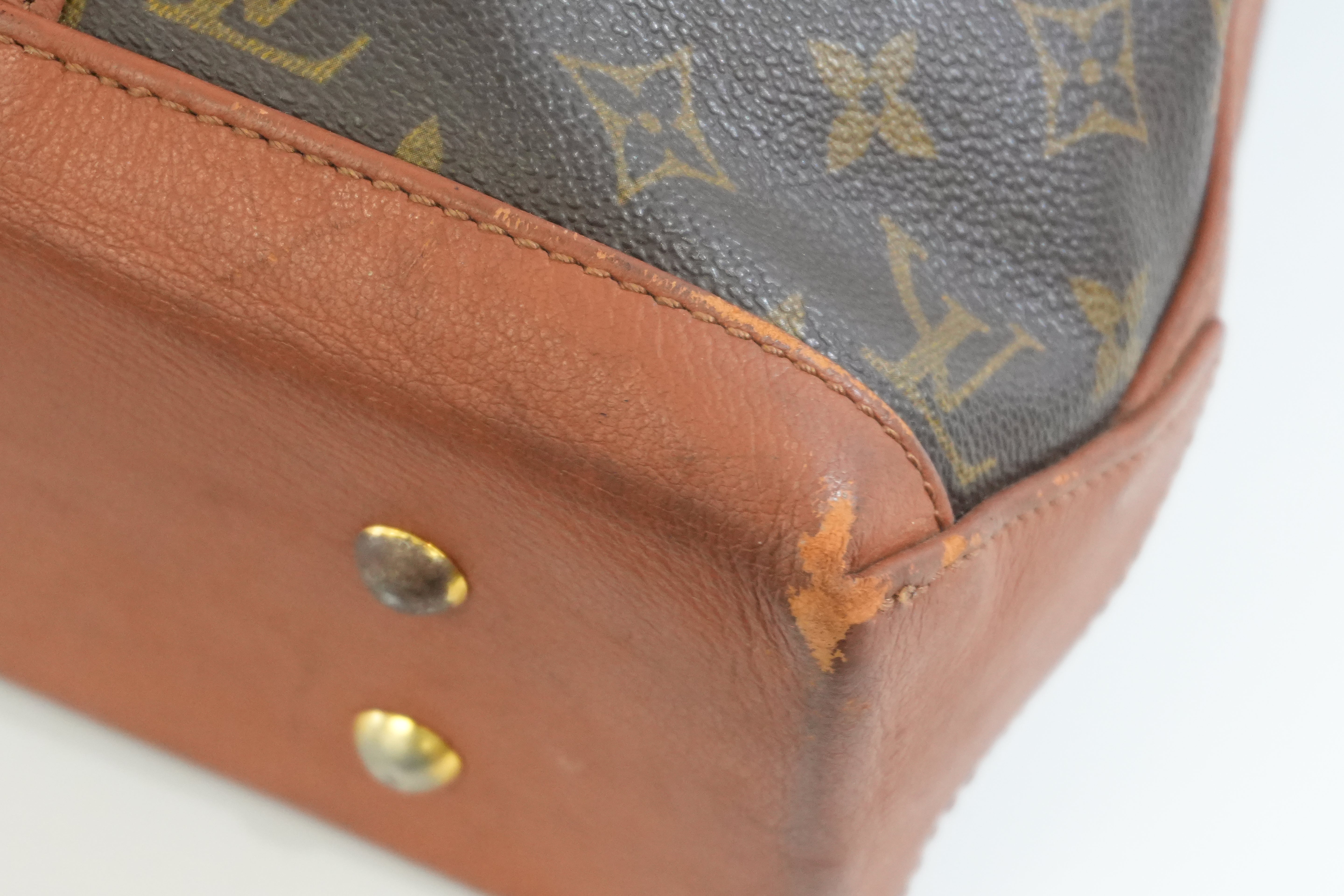 Pre-owned Louis Vuitton Monogram Vintage Weekender Tote Bag