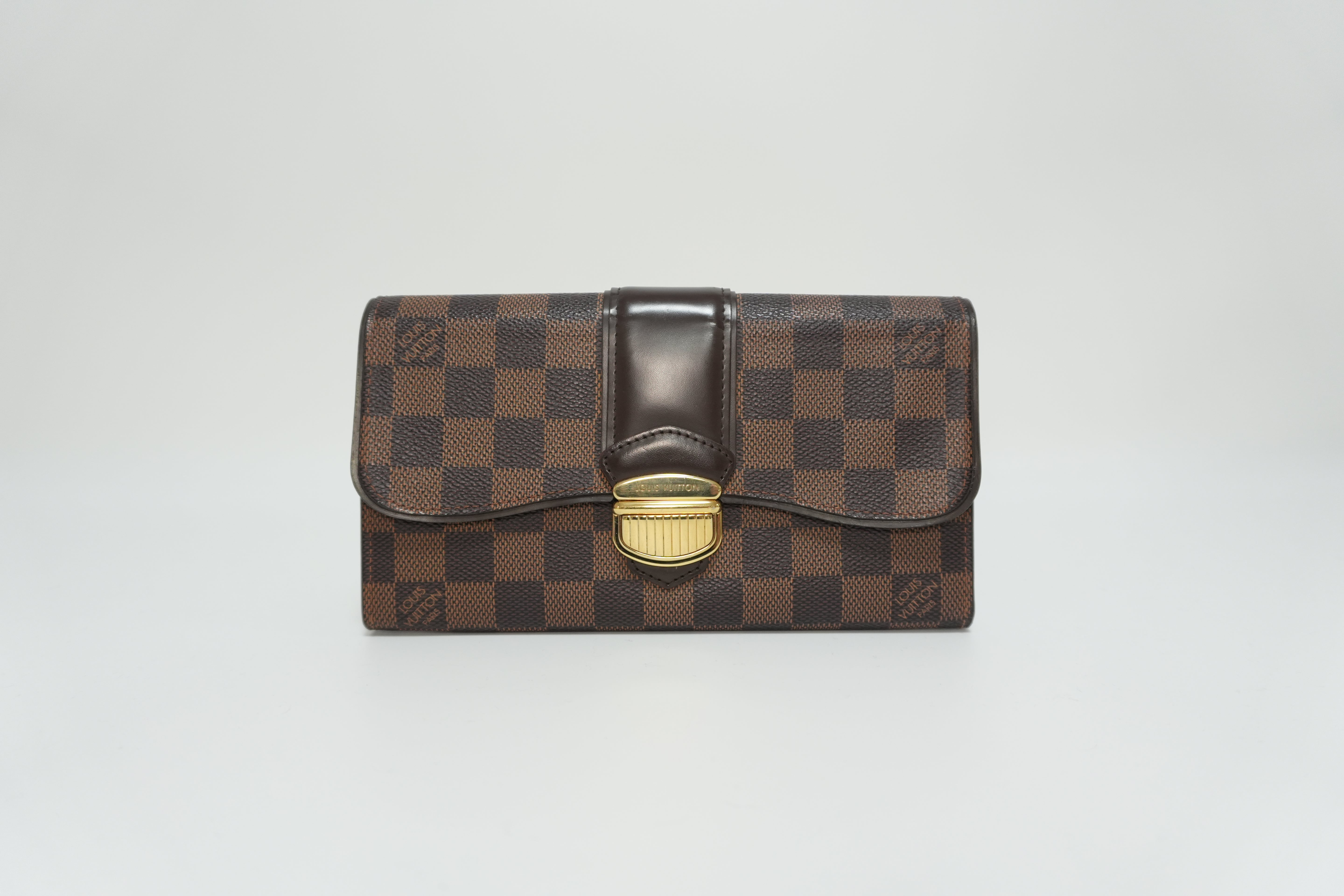 Louis Vuitton Fouil Sistine Damier Ebene Wallet Used
