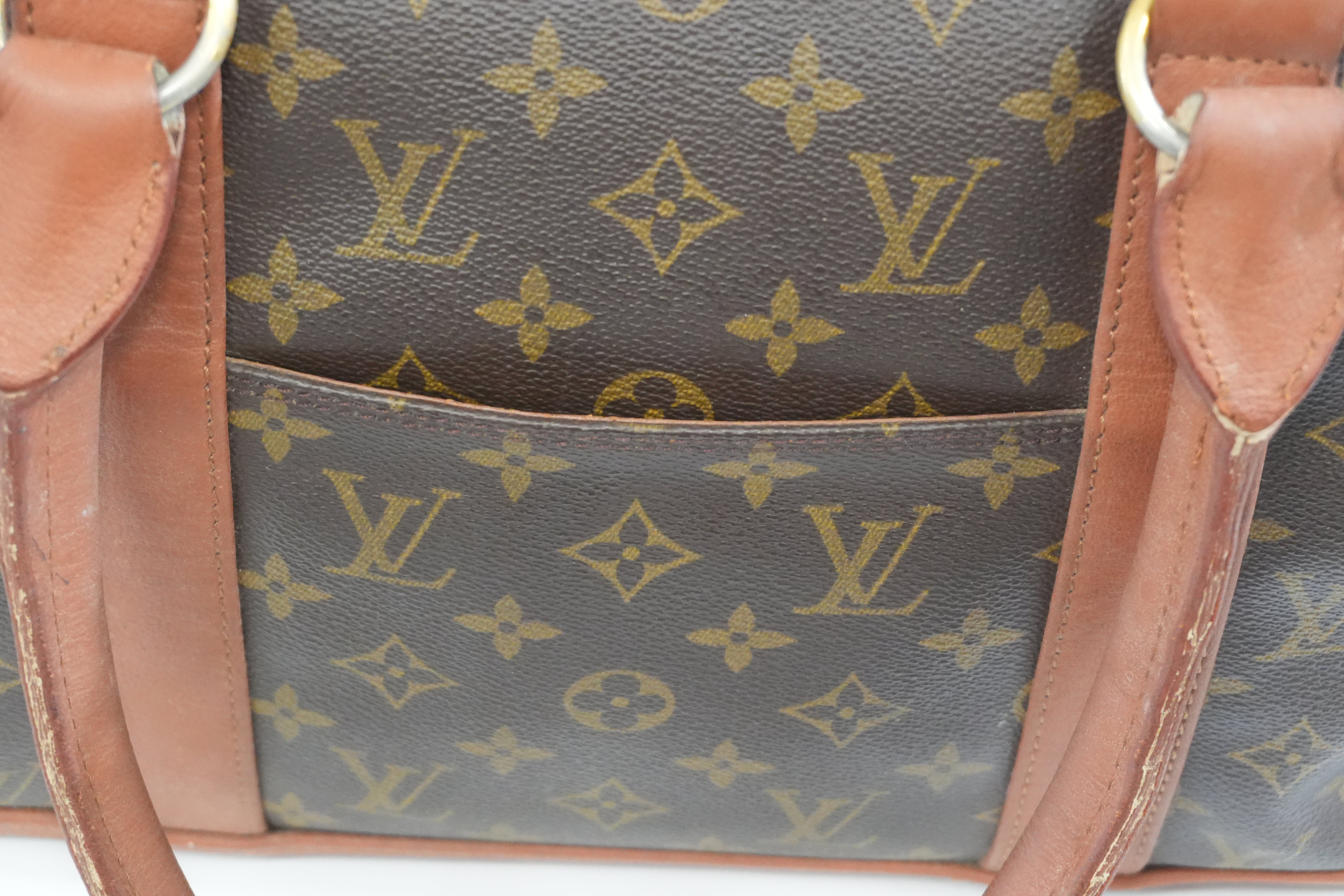Pre-owned Louis Vuitton Monogram Vintage Weekender Tote Bag