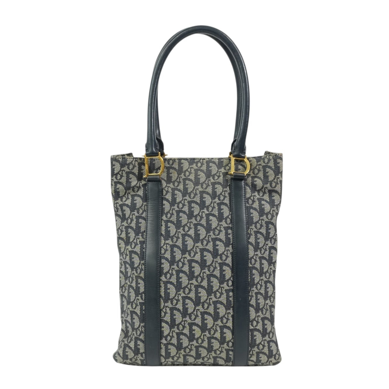Pre-Owned Dior Oblique Tote Bag Blue