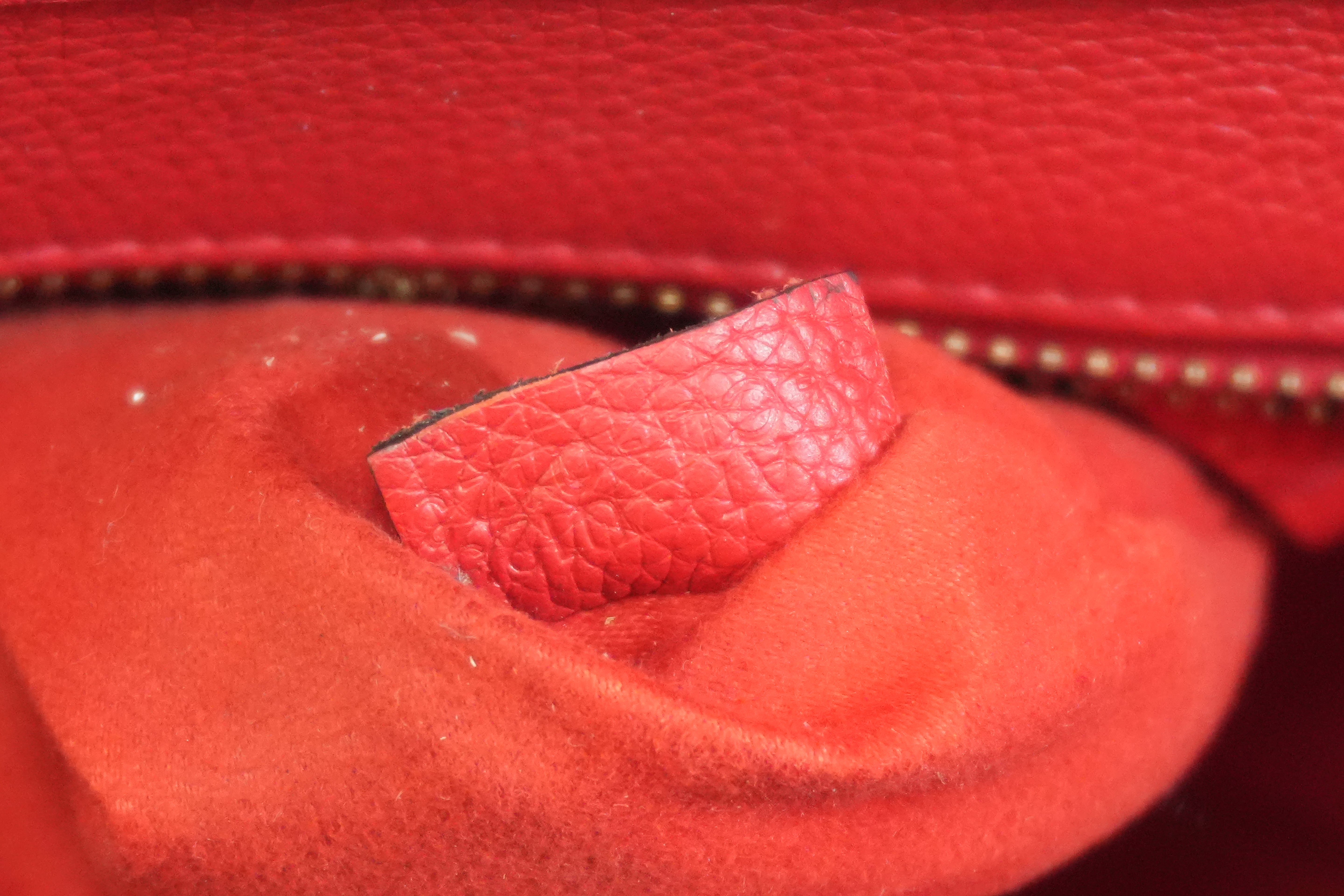 Pre-owned Celine Luggage Handbag Red