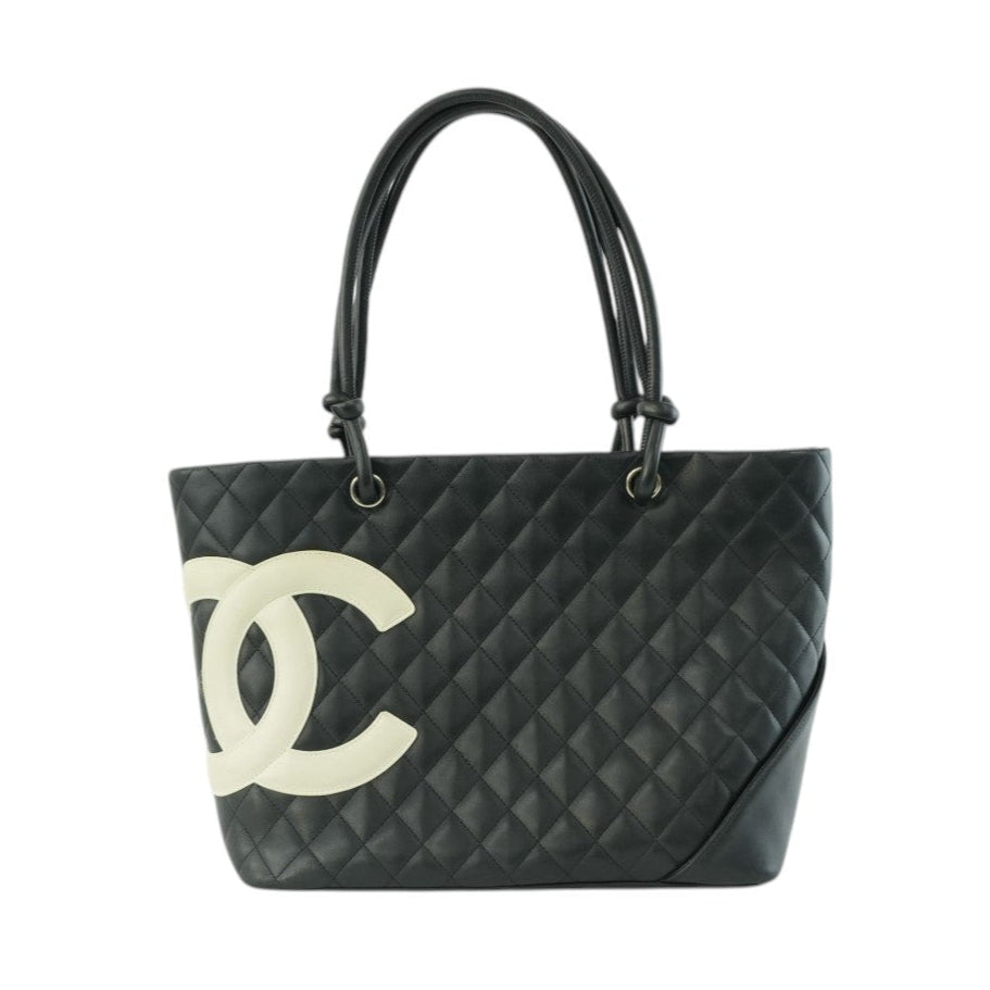 Pre-owned Chanel Leather Tote Bag Black
