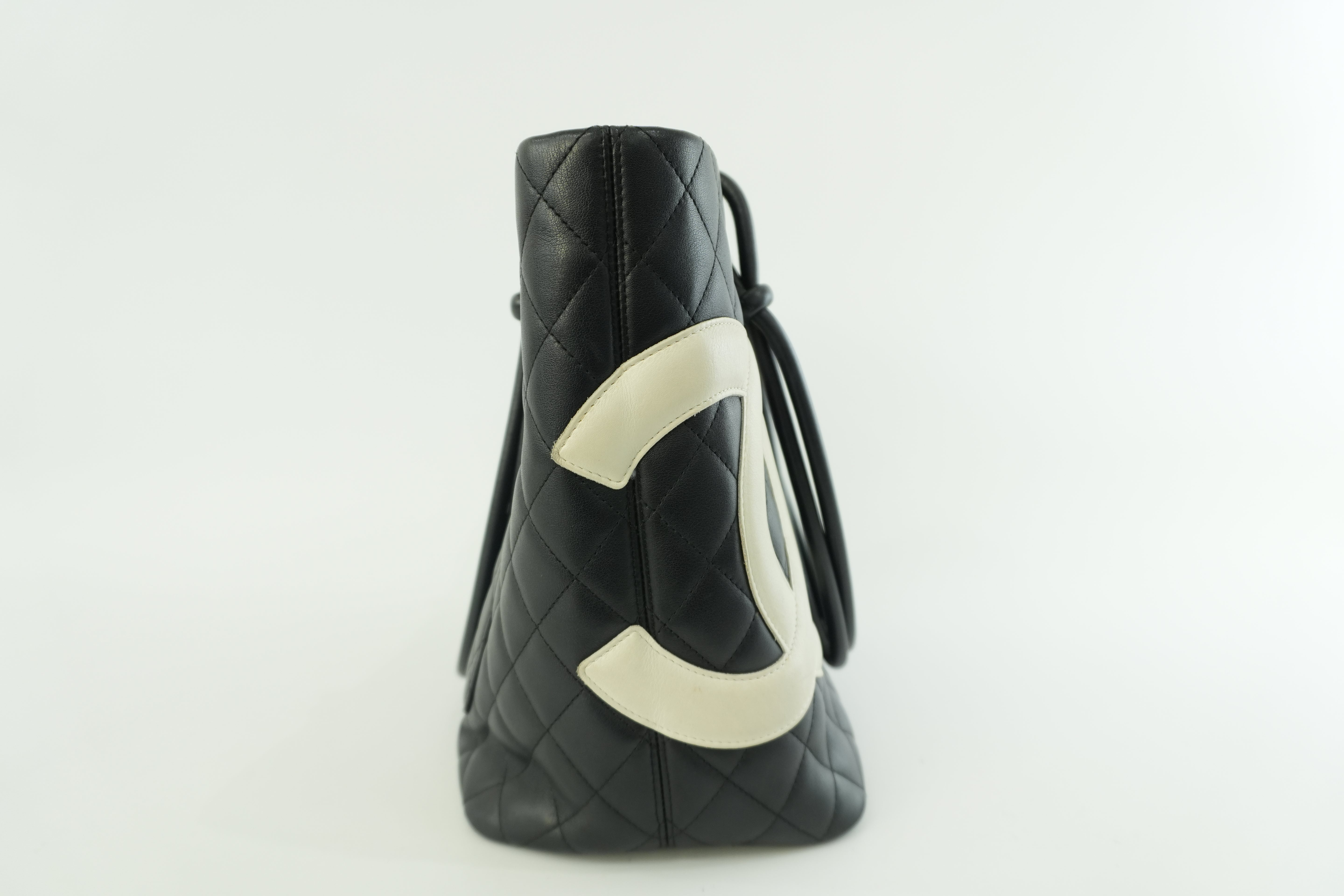 Pre-owned Chanel Leather Tote Bag Black