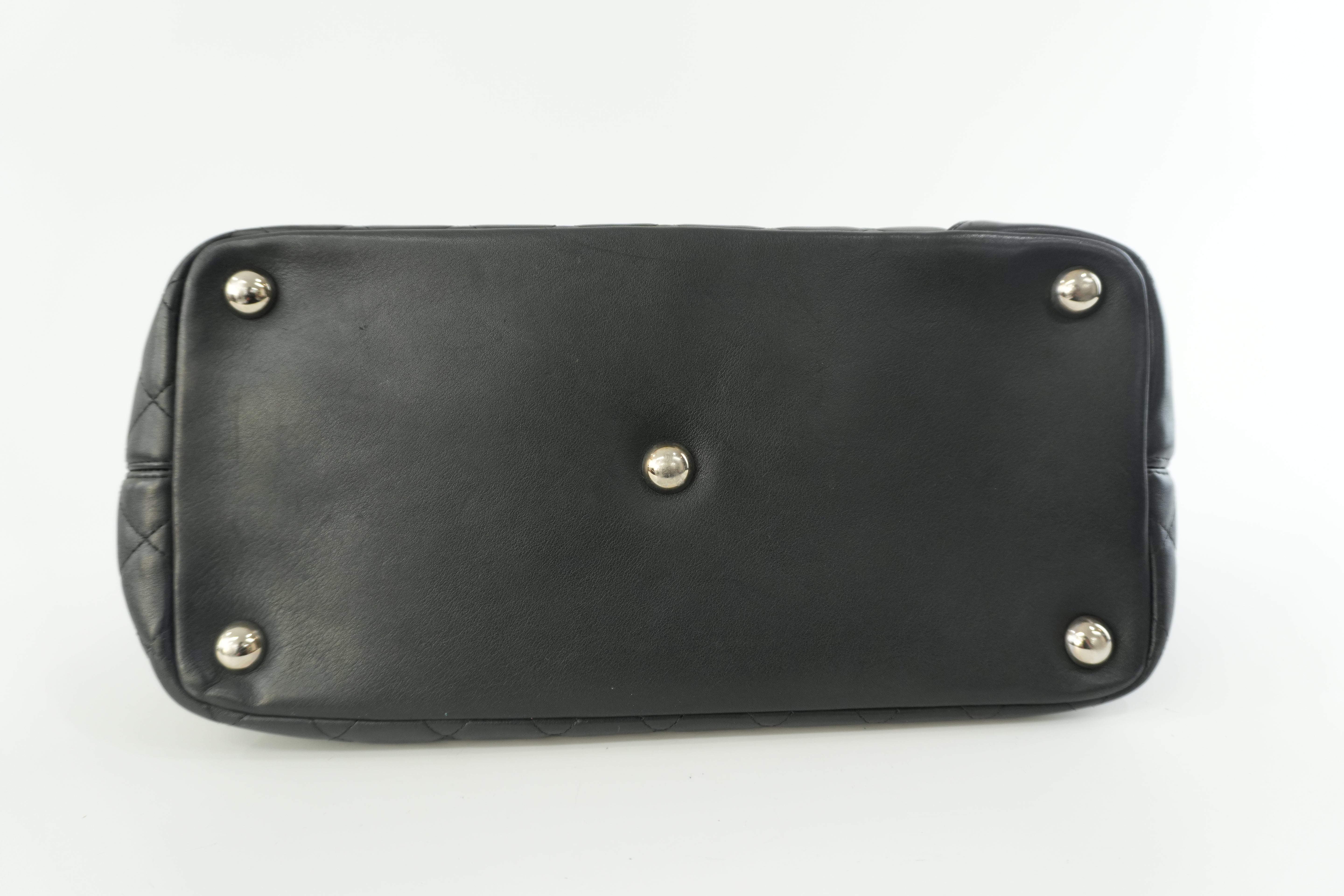 Pre-owned Chanel Leather Tote Bag Black