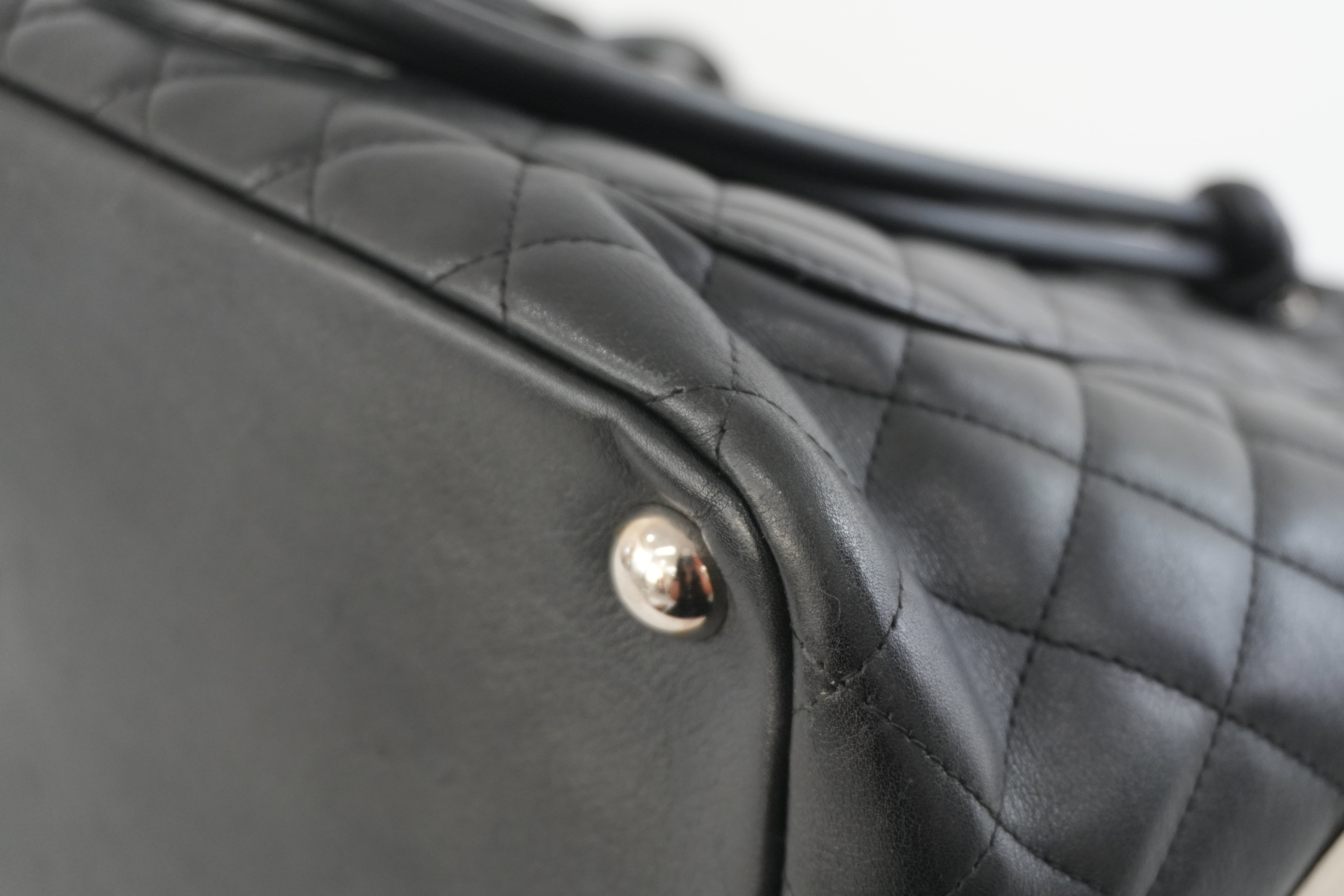 Pre-owned Chanel Leather Tote Bag Black