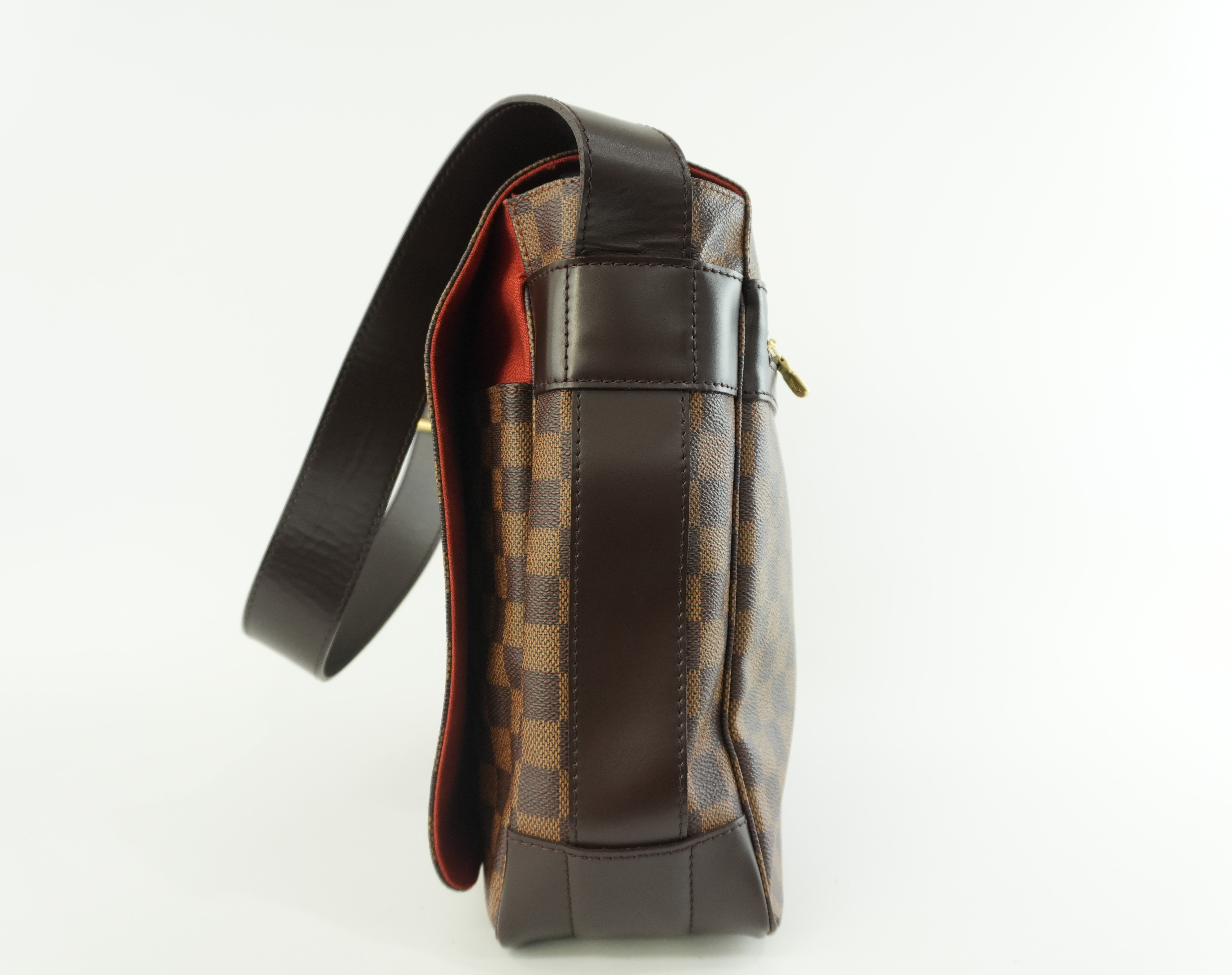 Pre-owned Louis Vuitton Damier Ebene Bastille Messenger Shoulder Bag