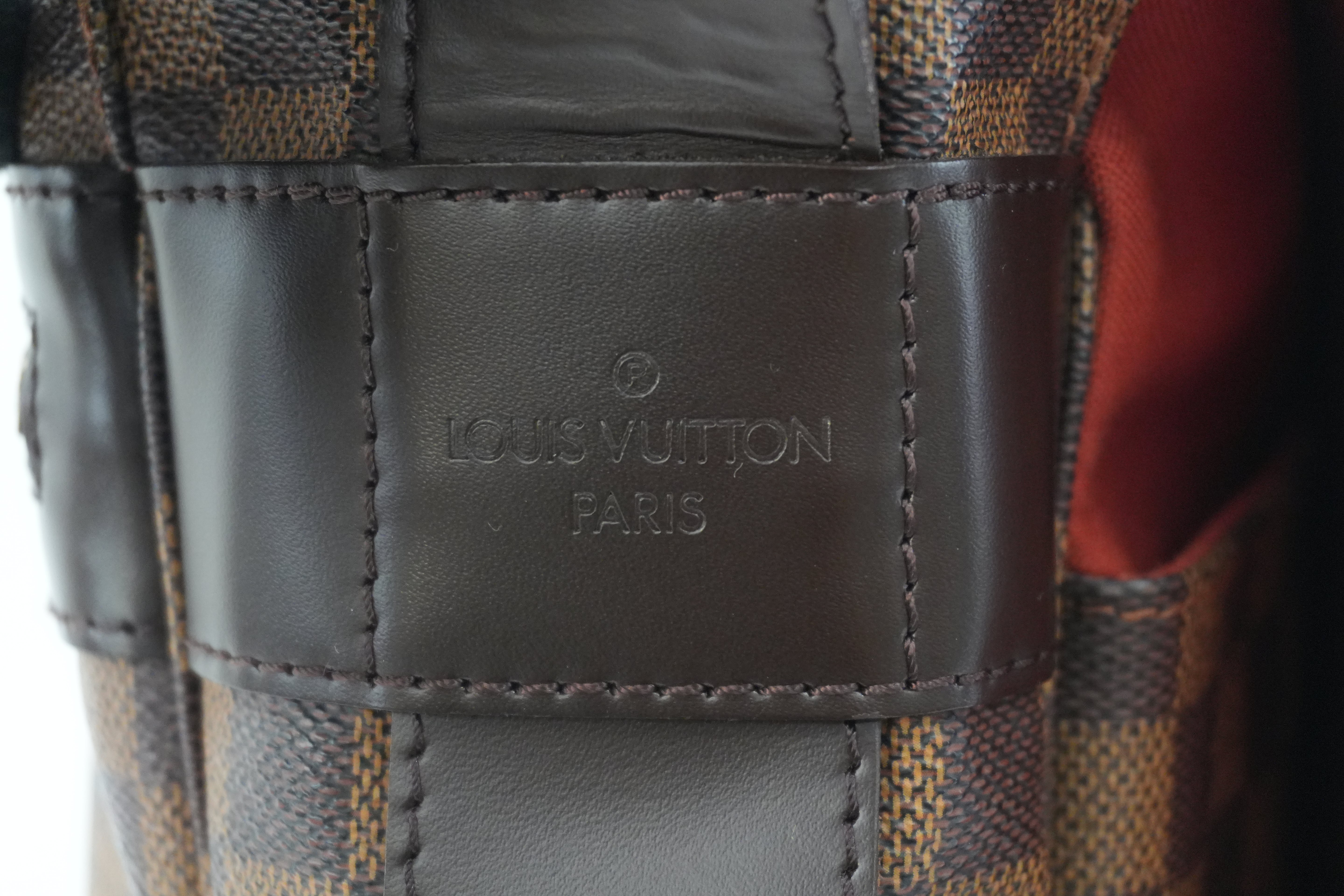 Pre-owned Louis Vuitton Damier Ebene Bastille Messenger Shoulder Bag