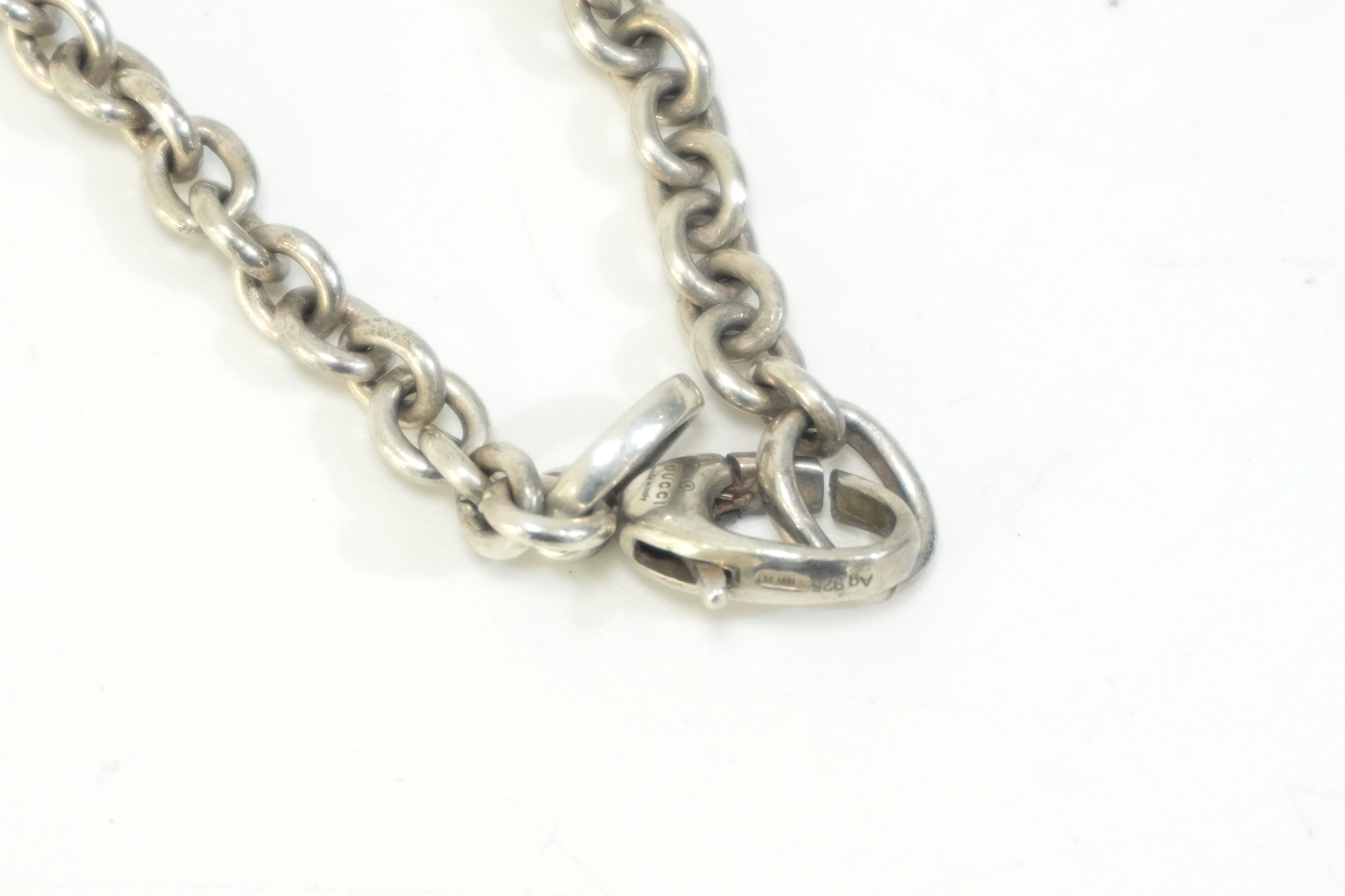 Pre-owned Gucci Silver GG Necklace
