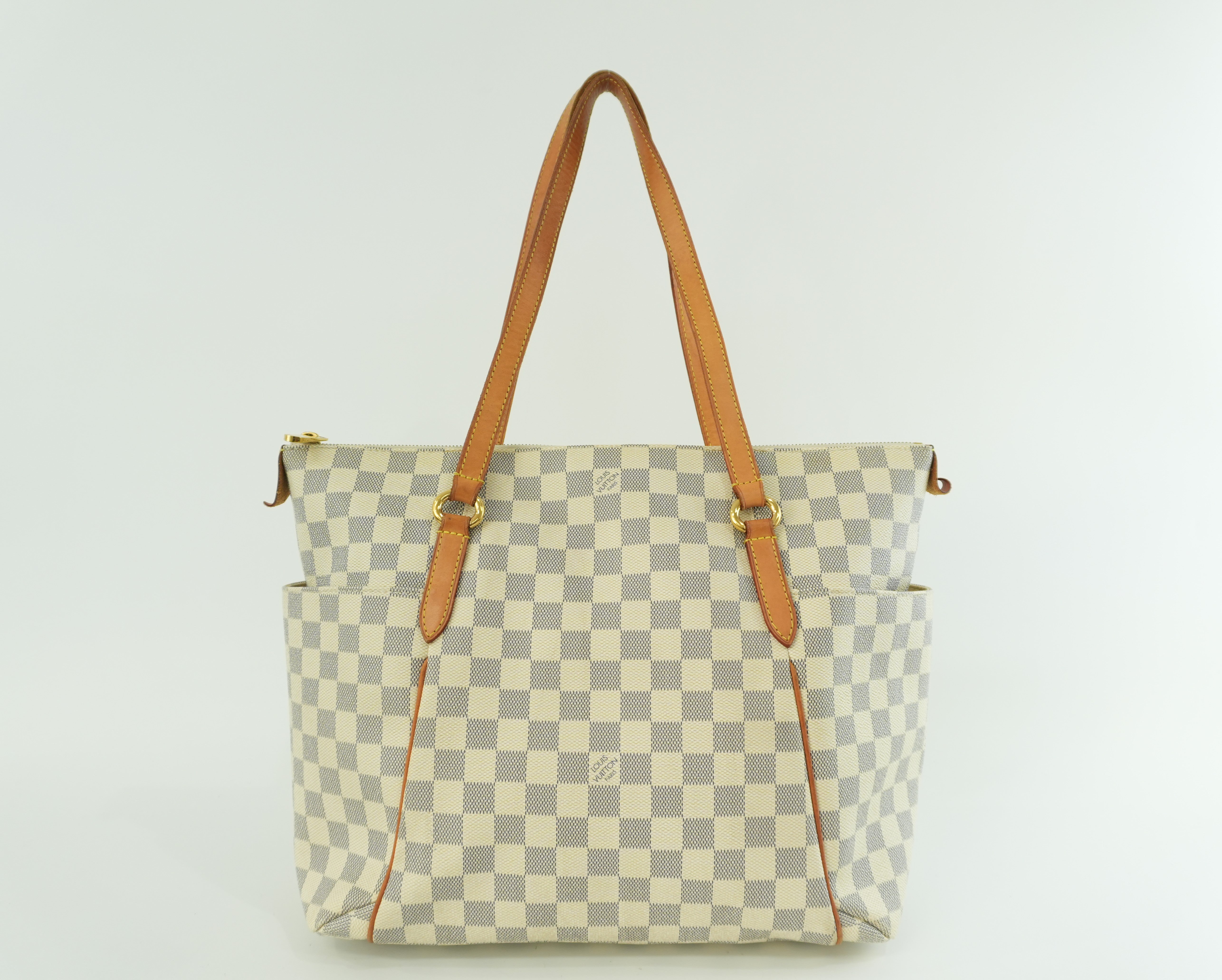 Pre-owned Louis Vuitton Damier Azur Totally MM Tote Bag