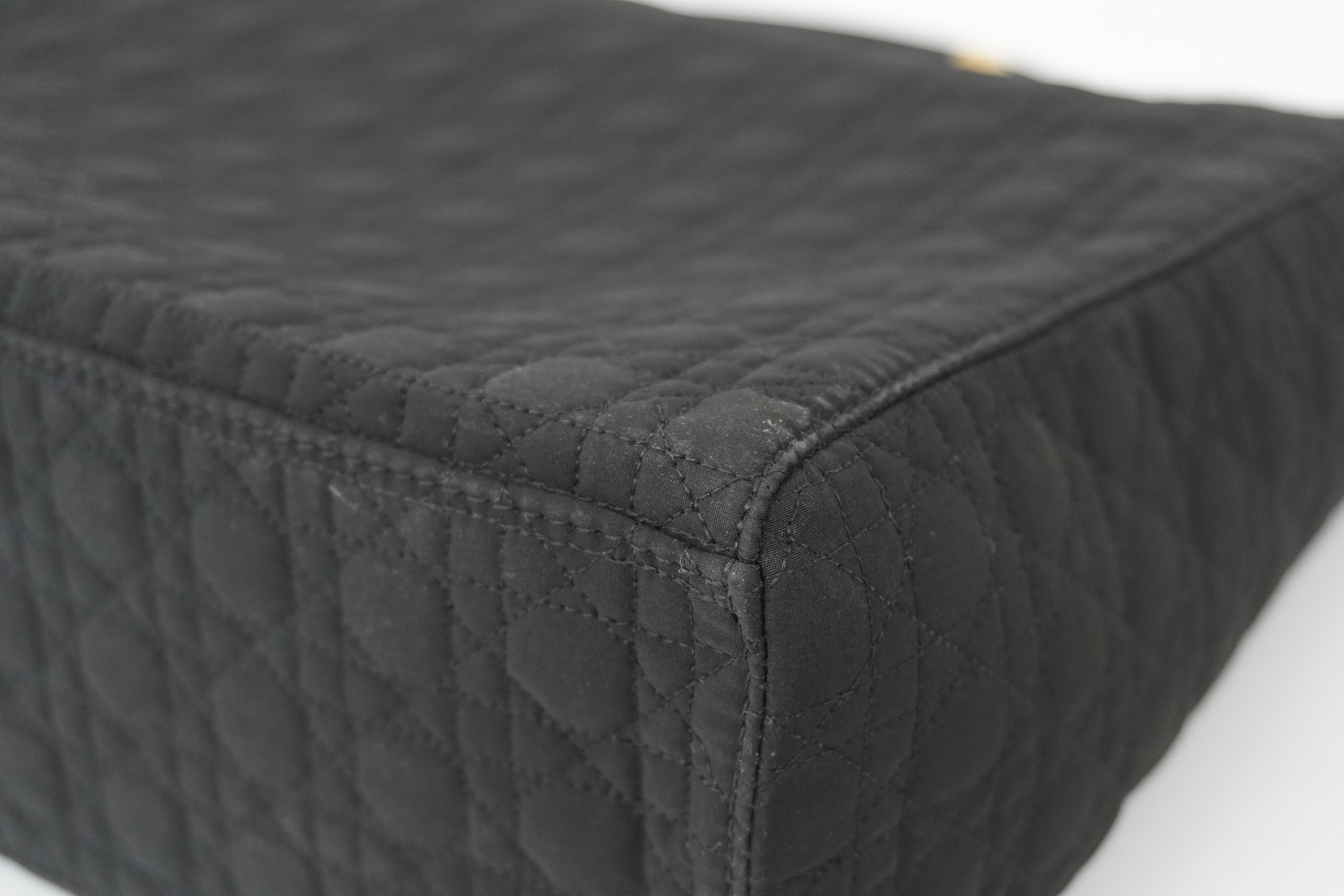 Pre-Owned Dior Quilted Cannage Handbag Black