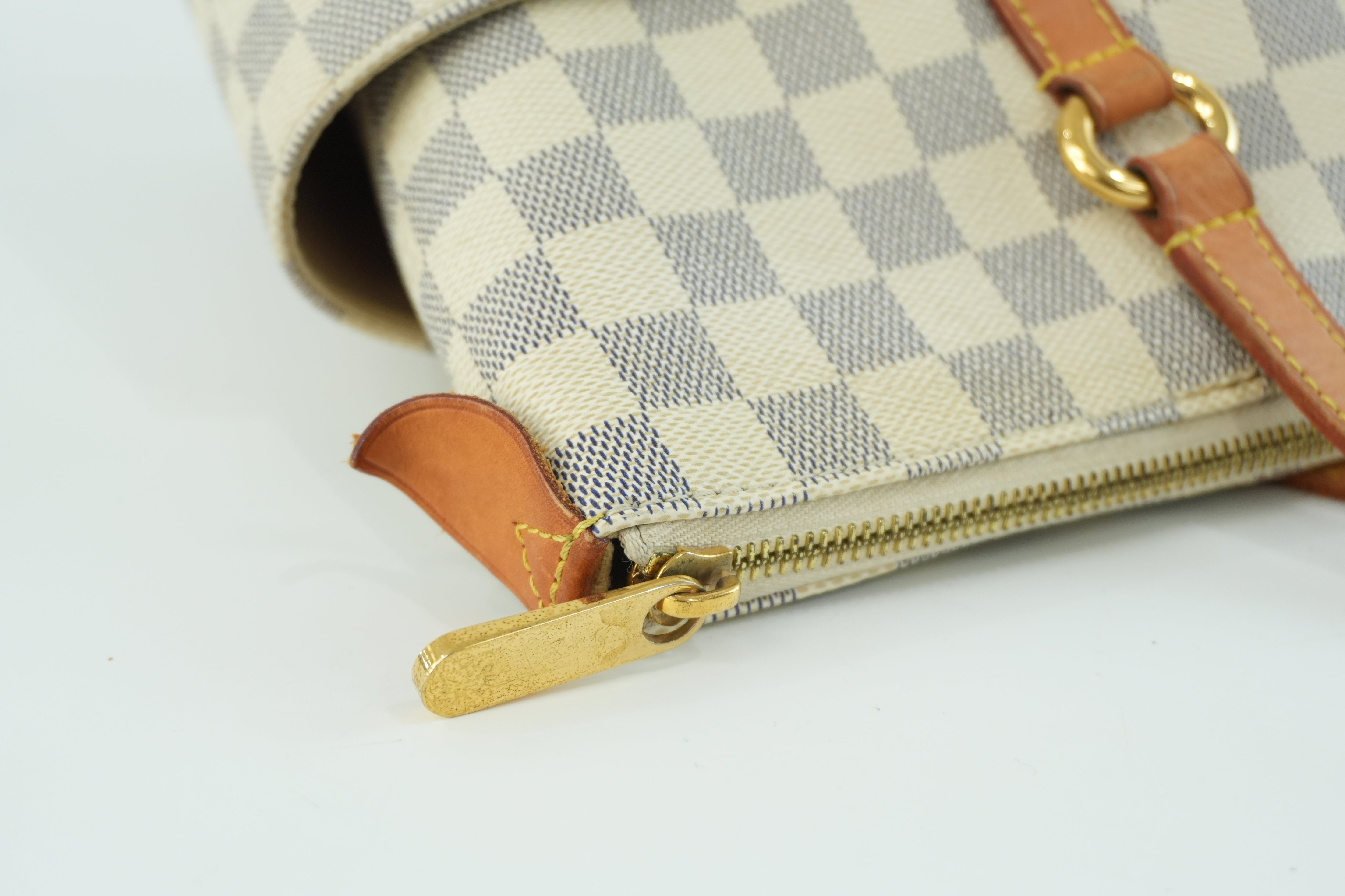 Pre-owned Louis Vuitton Damier Azur Totally MM Tote Bag