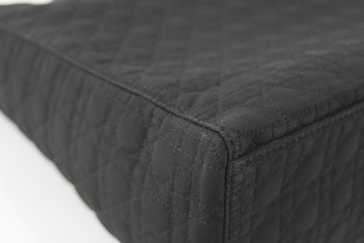 Pre-Owned Dior Quilted Cannage Handbag Black