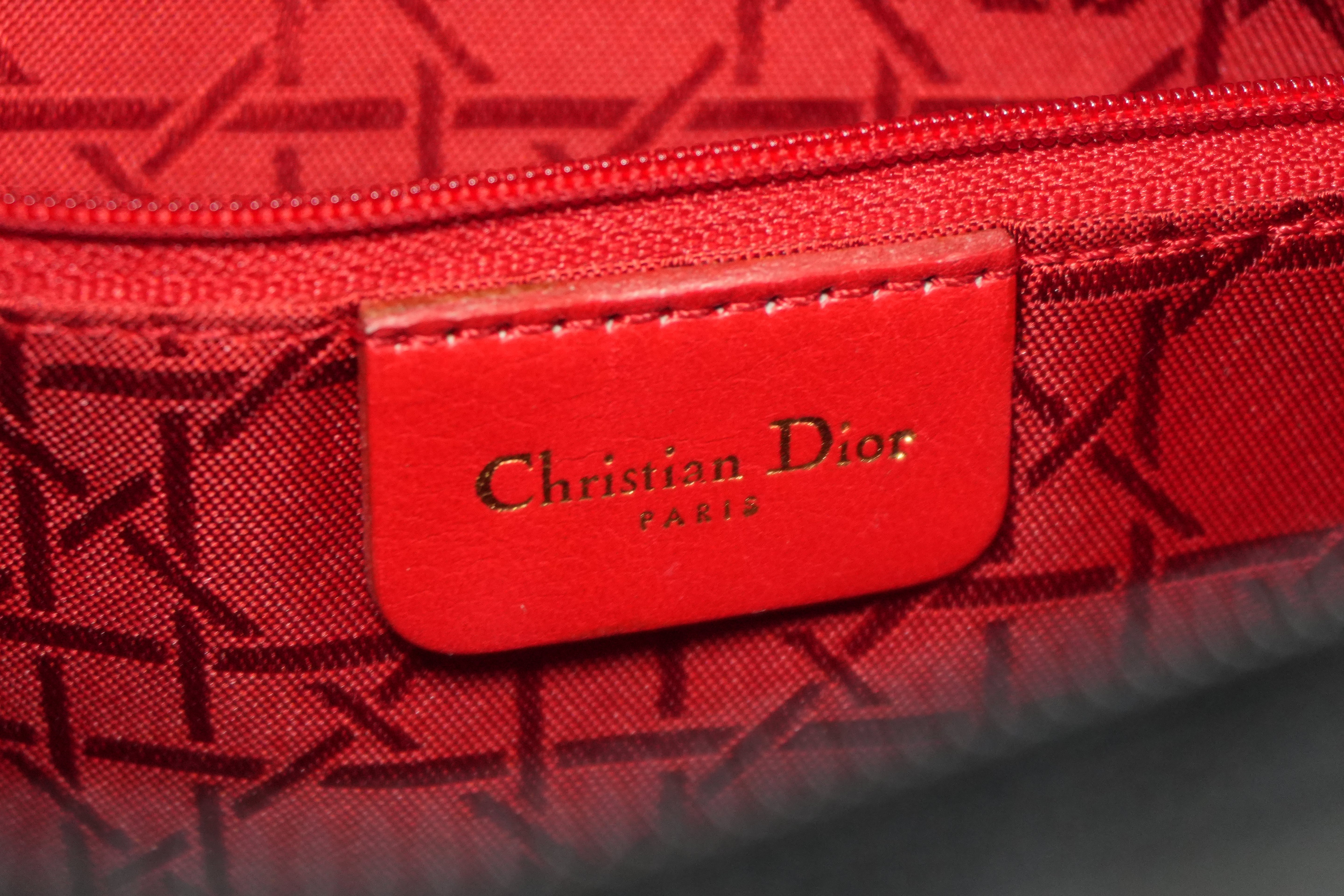Pre-Owned Dior Quilted Cannage Handbag Black
