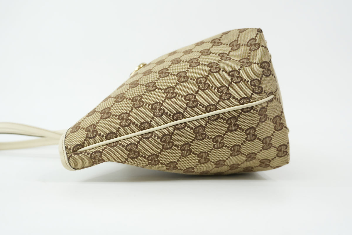 Pre-Owned Gucci Tote Bag White